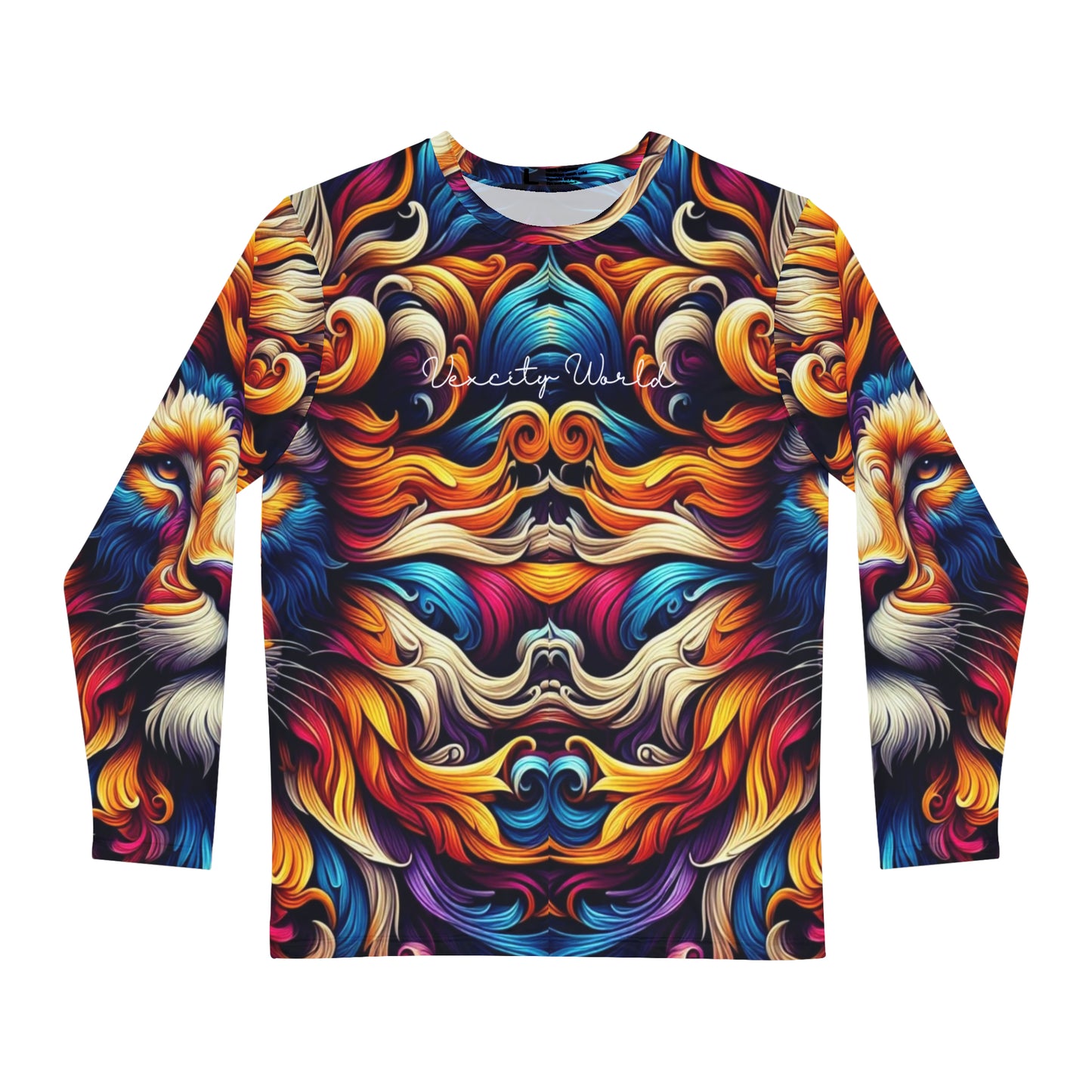 Vexcity world printed Men's Long Sleeve Shirt