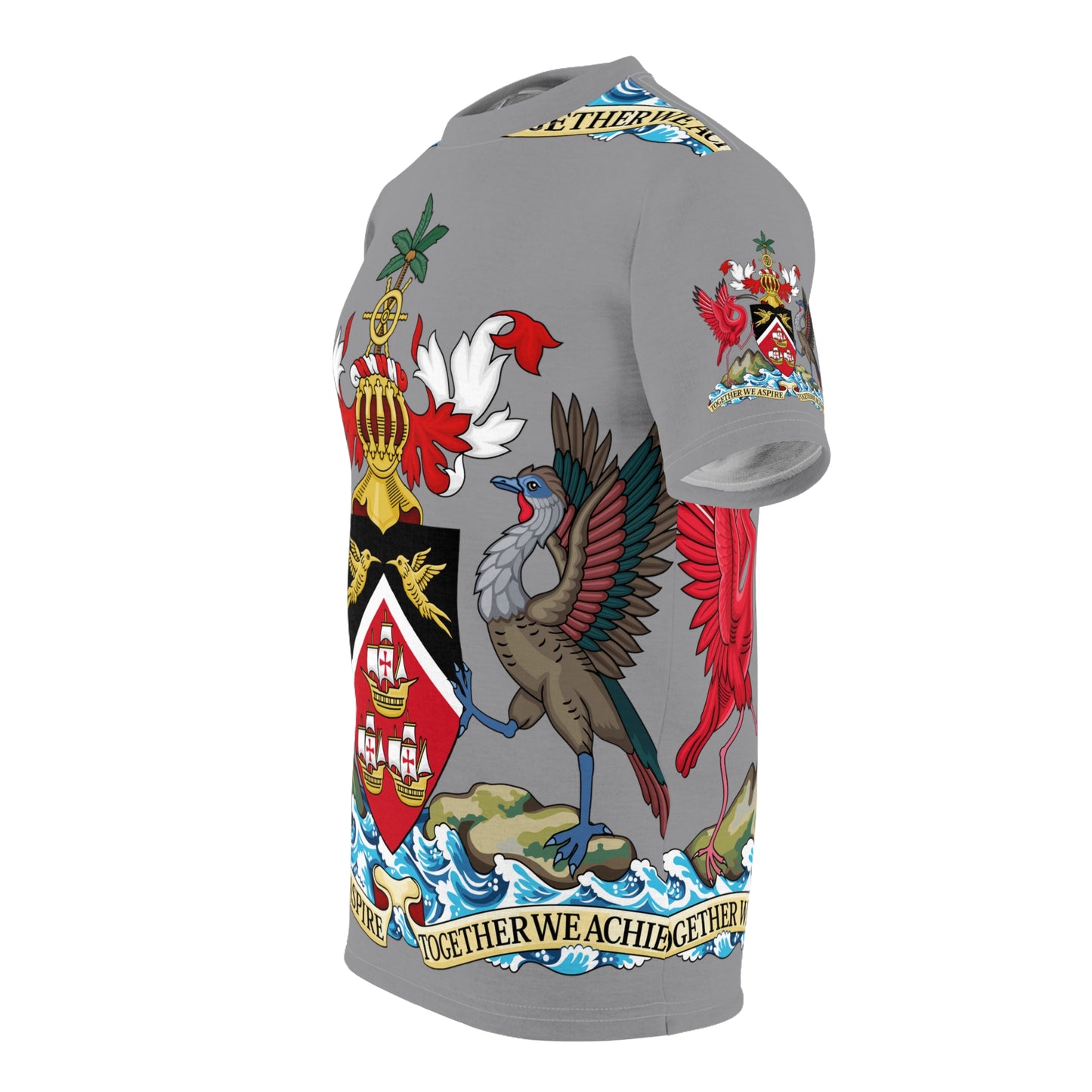 Trinidad And Tobago Unisex T-shirt Grey