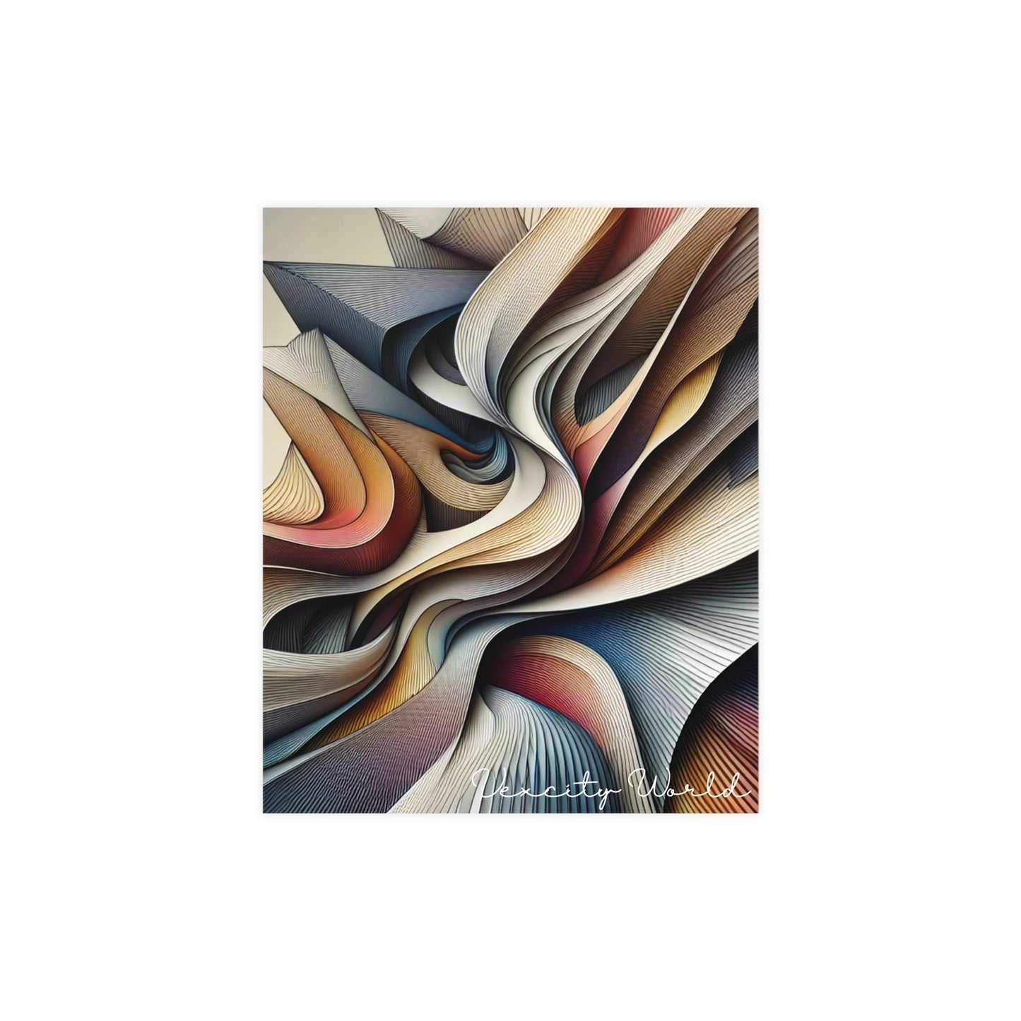 Vexcity World Art Work Matte Posters