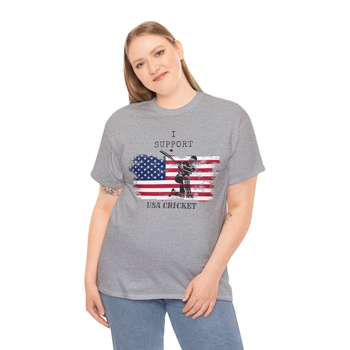 Support USA Cricket Gift T- shirt