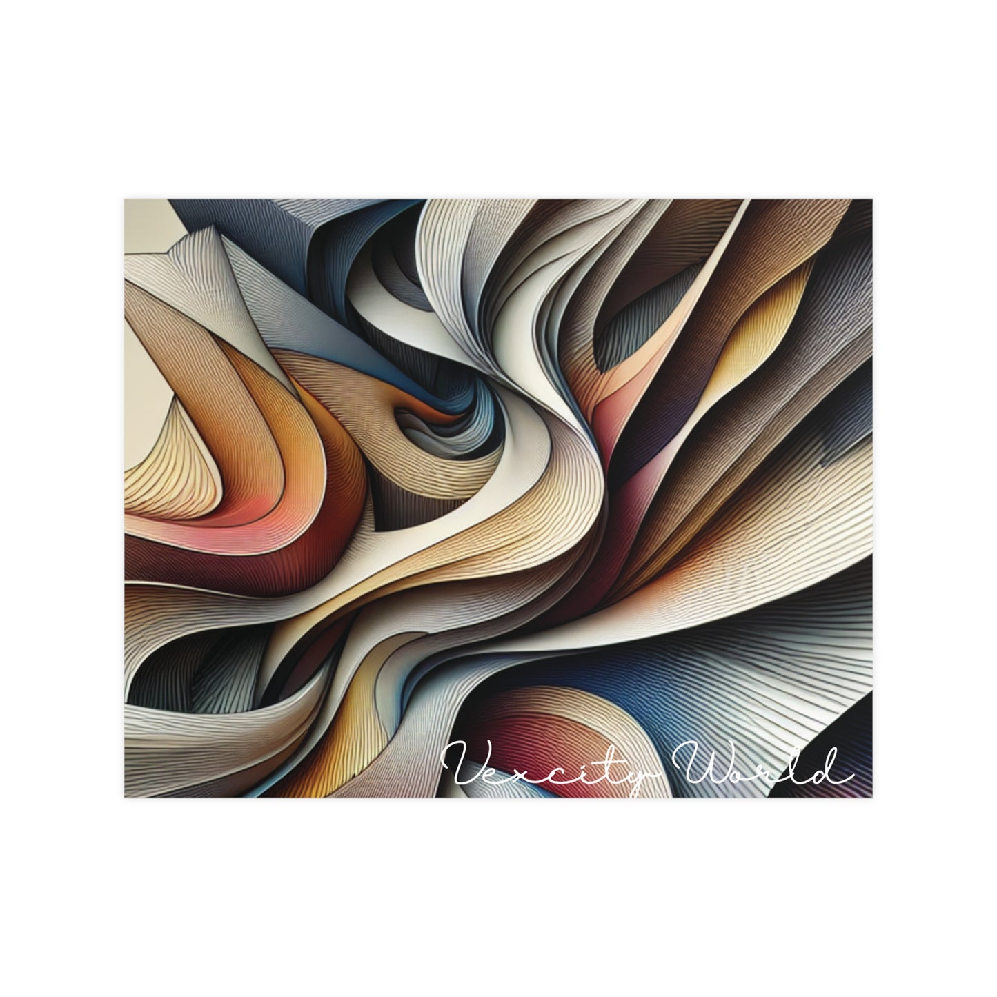 Vexcity World Art Work Matte Posters