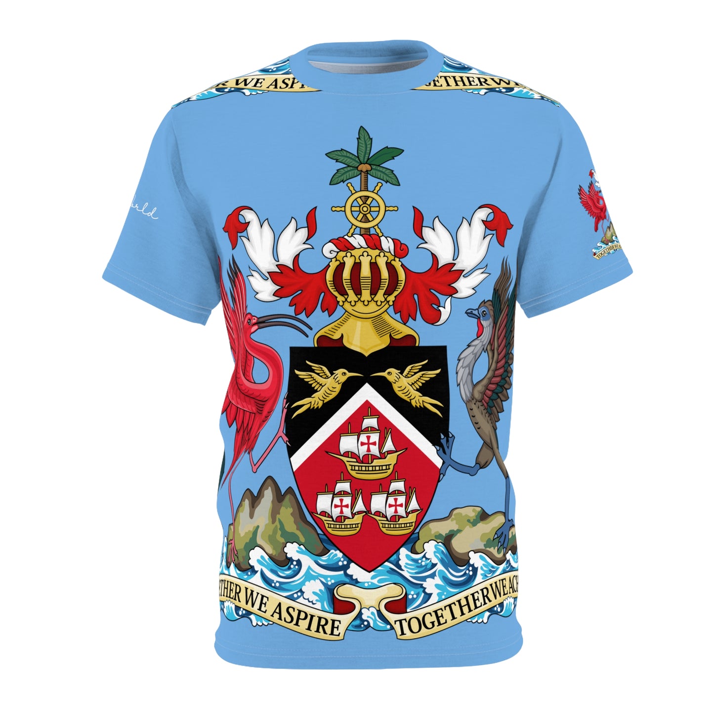 Trinidad And Tobago Unisex T-shirt Light Blue