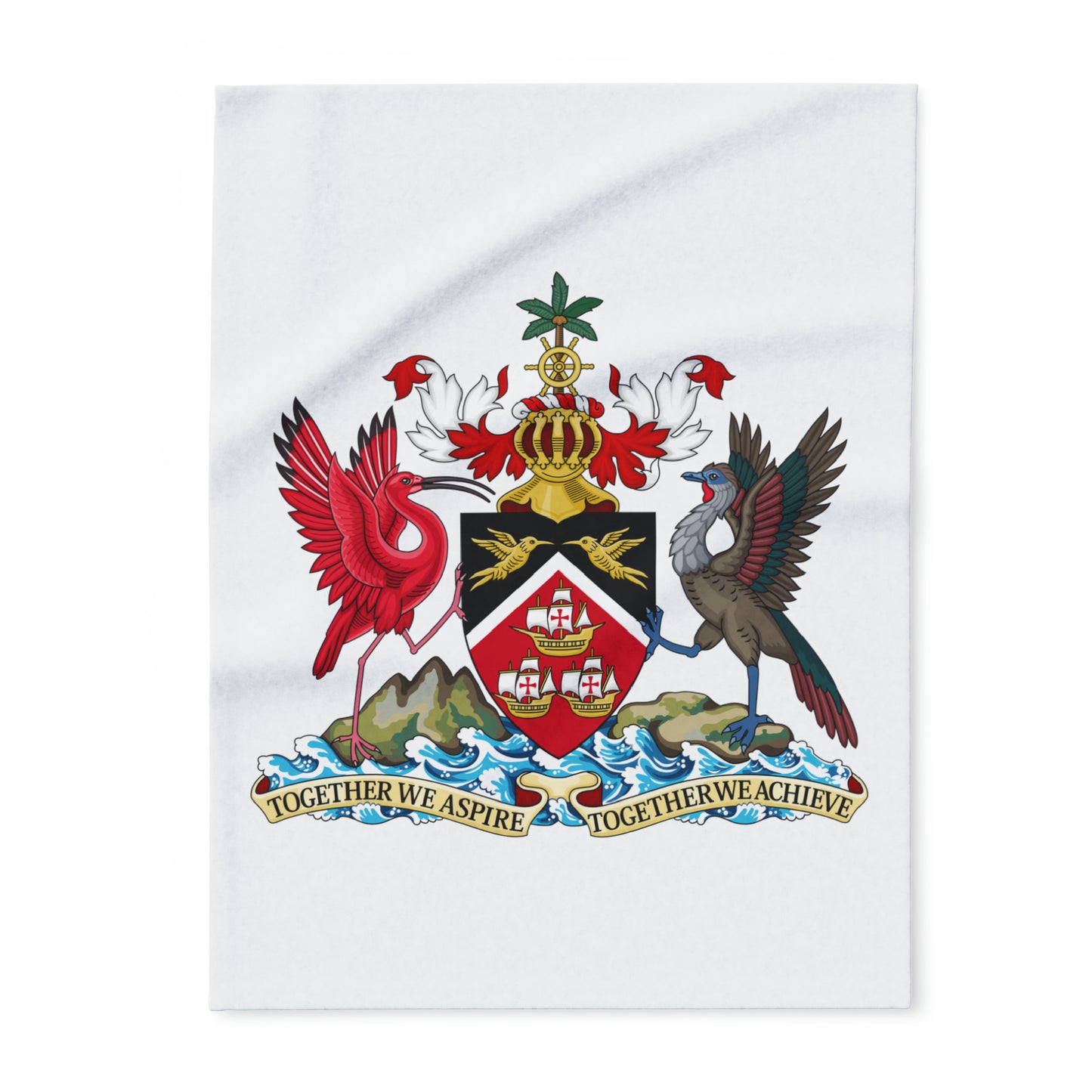 Trinidad And Tobago Arctic Fleece Blanket