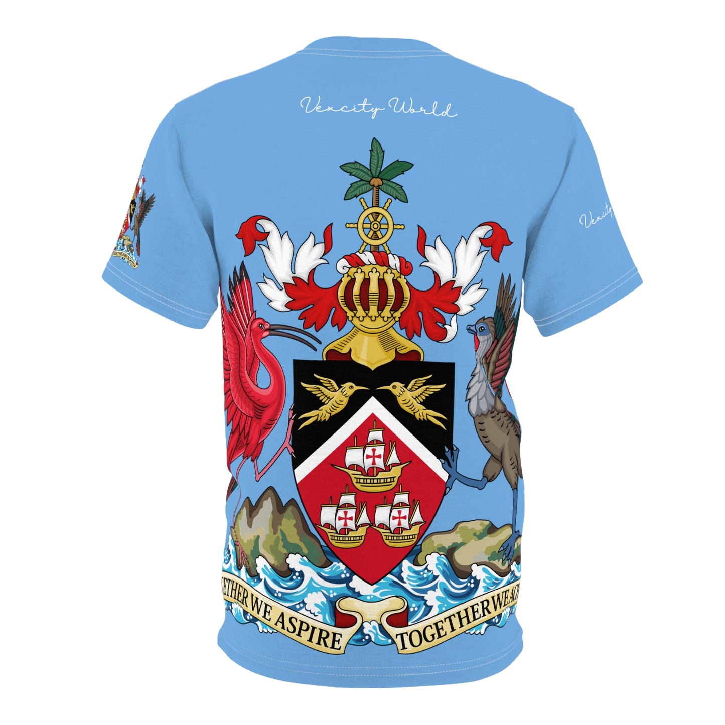 Trinidad And Tobago Unisex T-shirt Light Blue