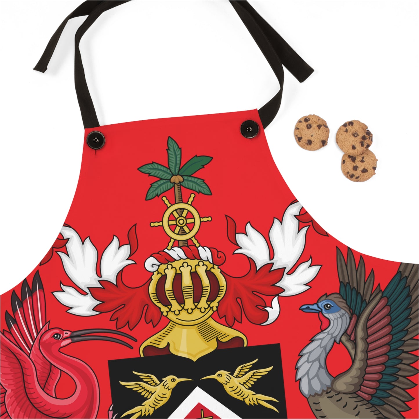Trinidad And Tobago Chef Apron Red