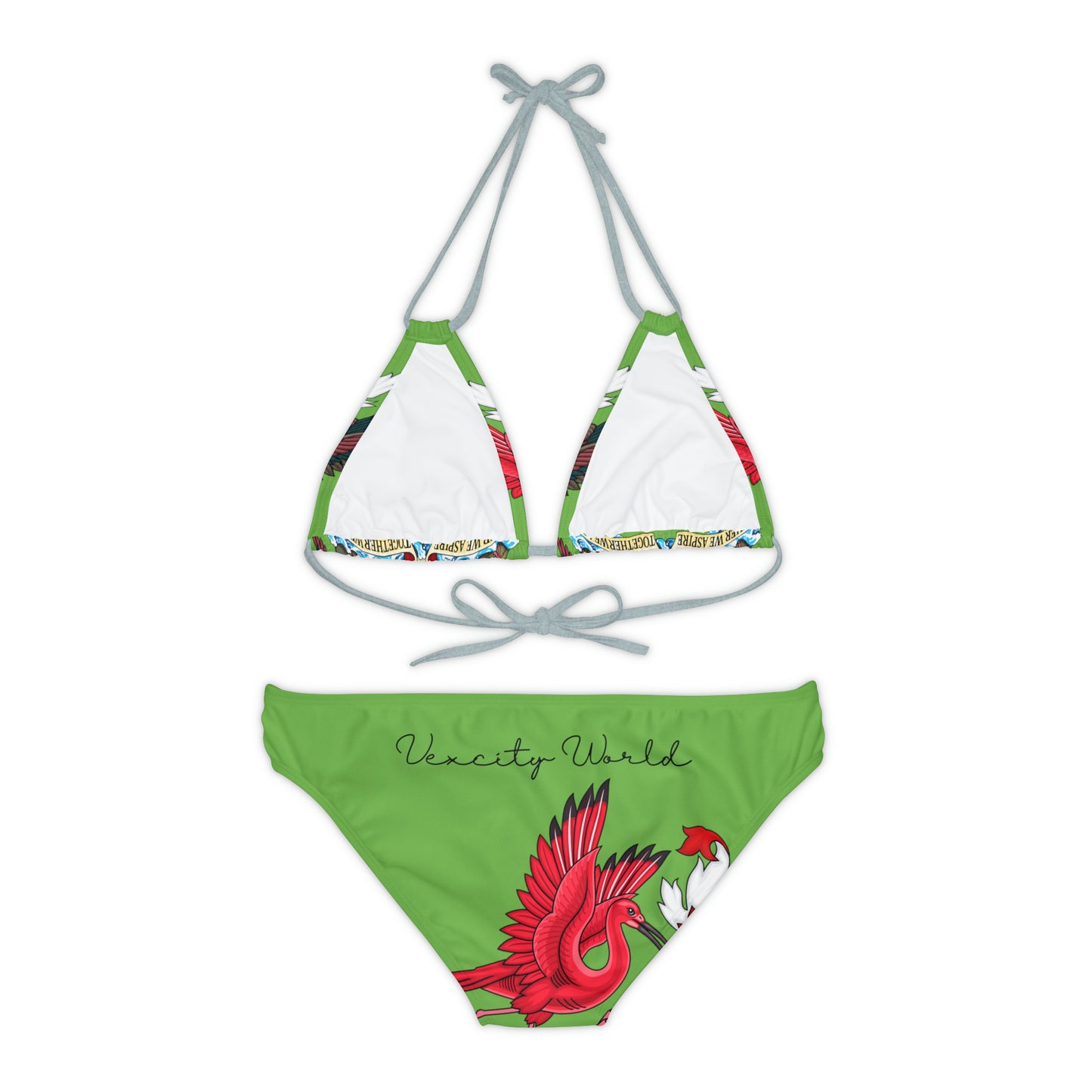 Trinidad And Tobago Strappy Bikini Set Green