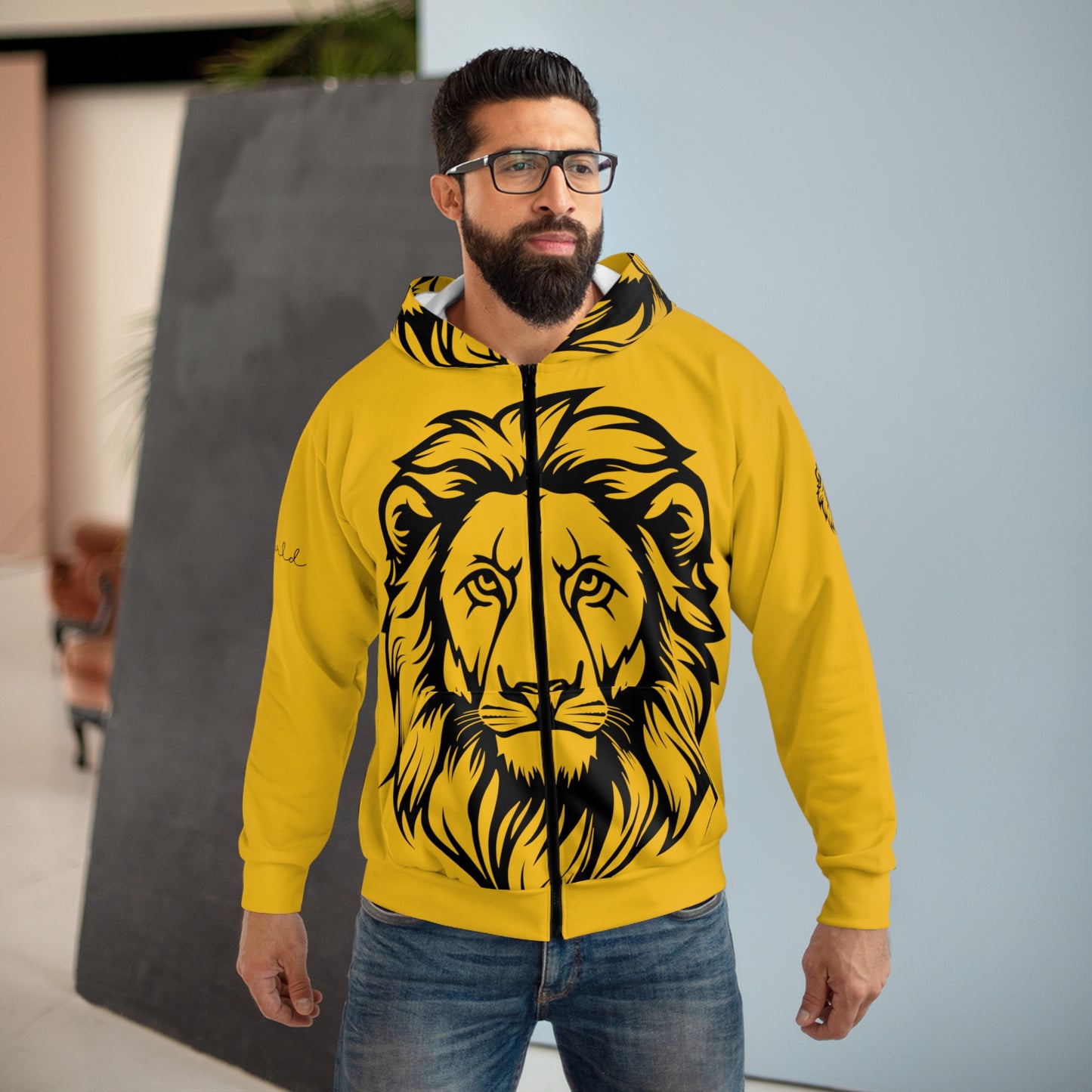 The Lion Of Judah Zip Hoodie