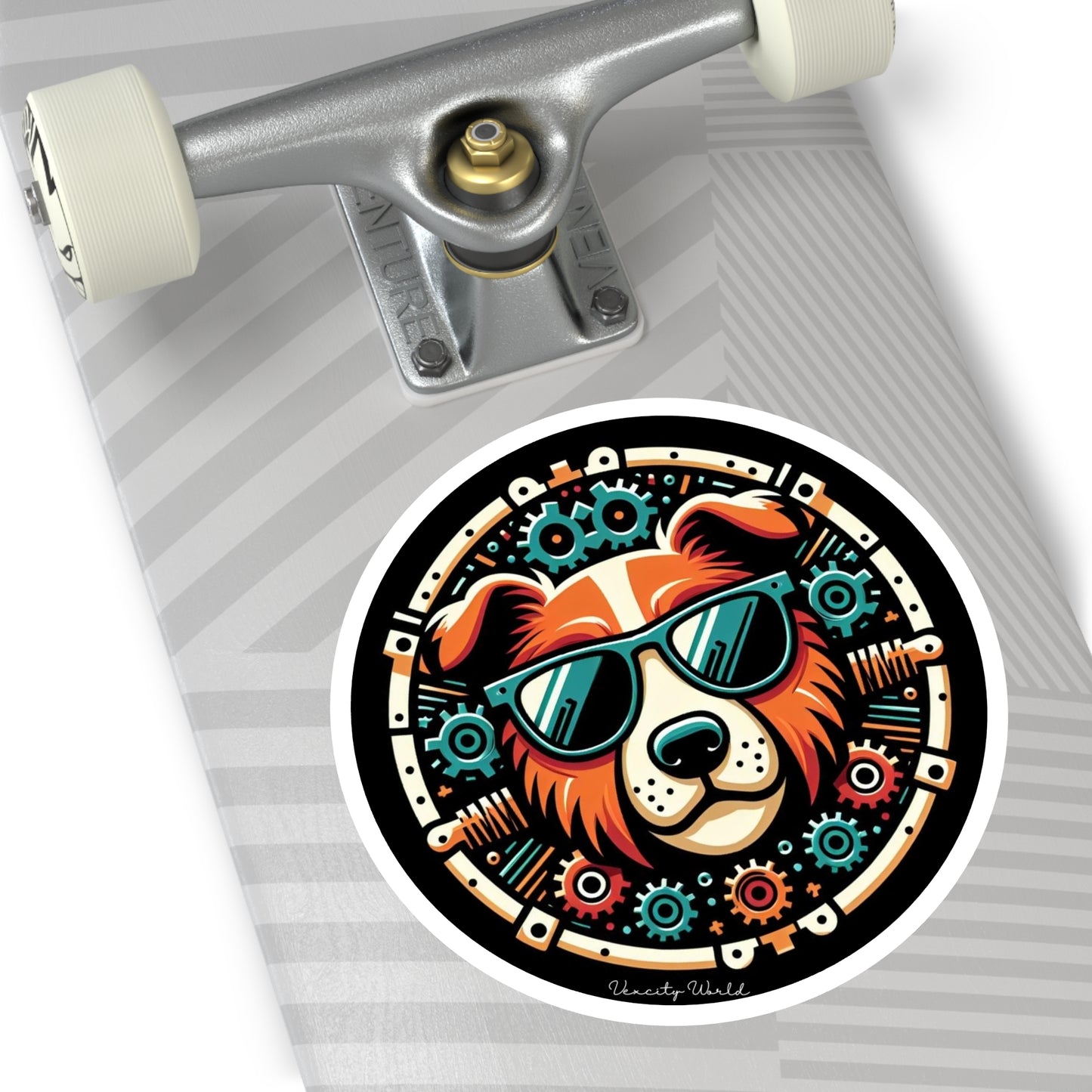 Rosco The Dog Sticker, Indoor\Outdoor