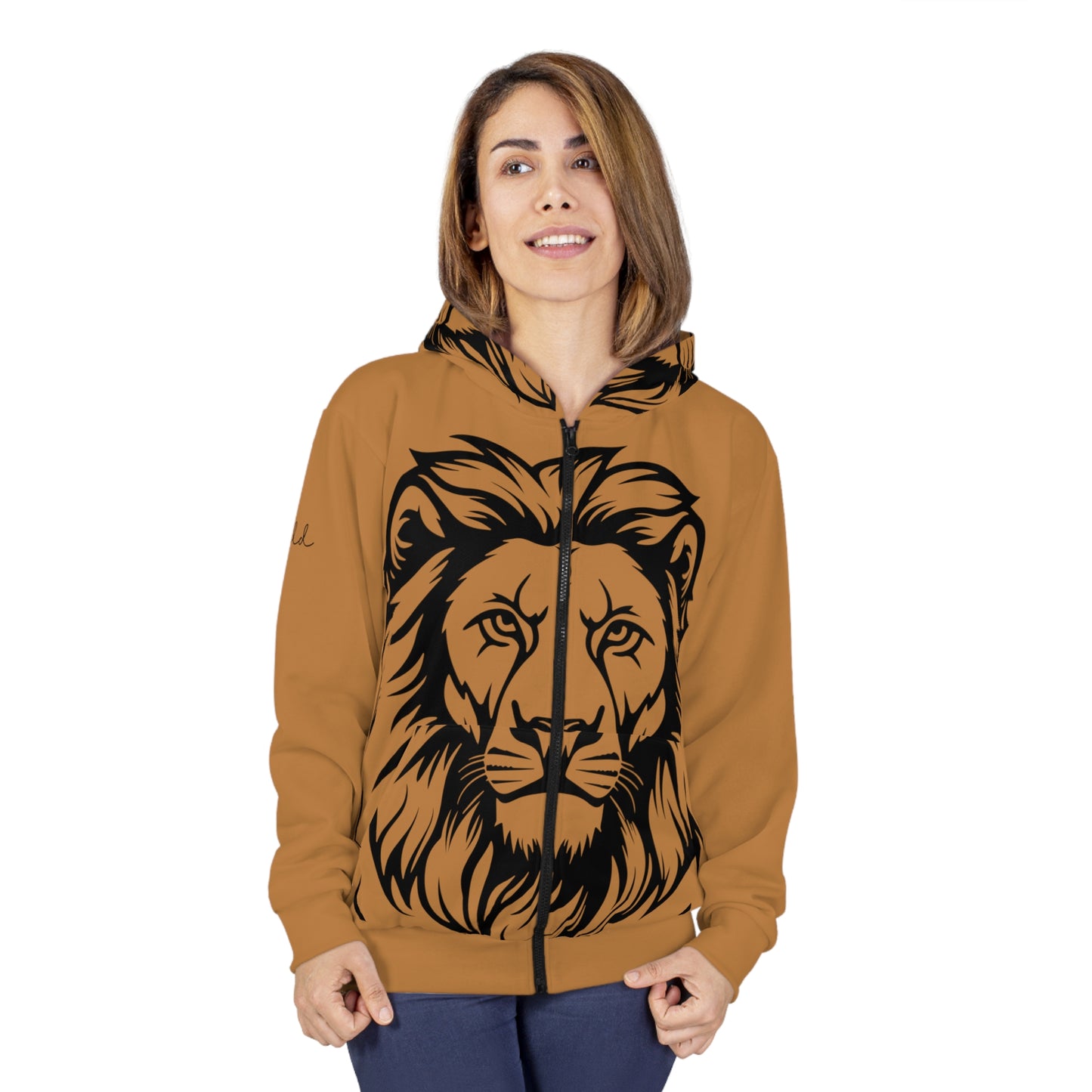 The Lion Of Judah Zip Hoodie