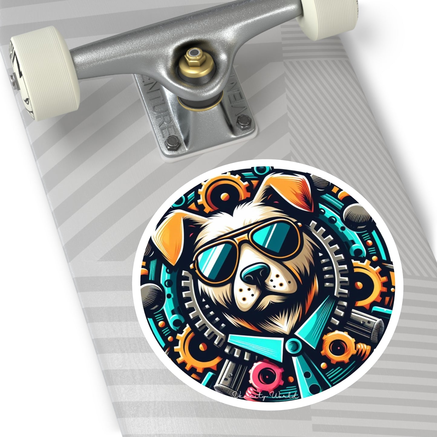 Muzzy The Dog Sticker, Indoor\Outdoor