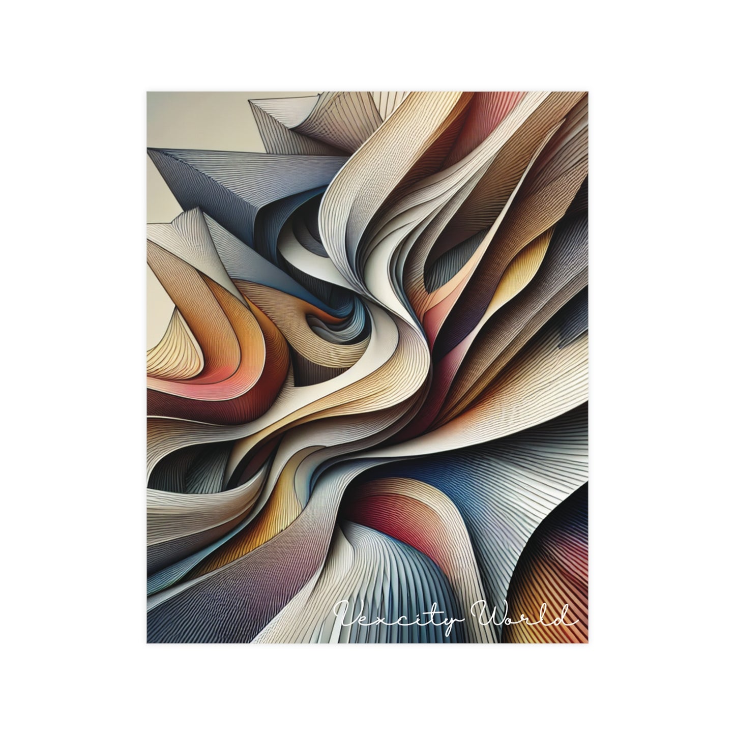 Vexcity World Art Work Matte Posters