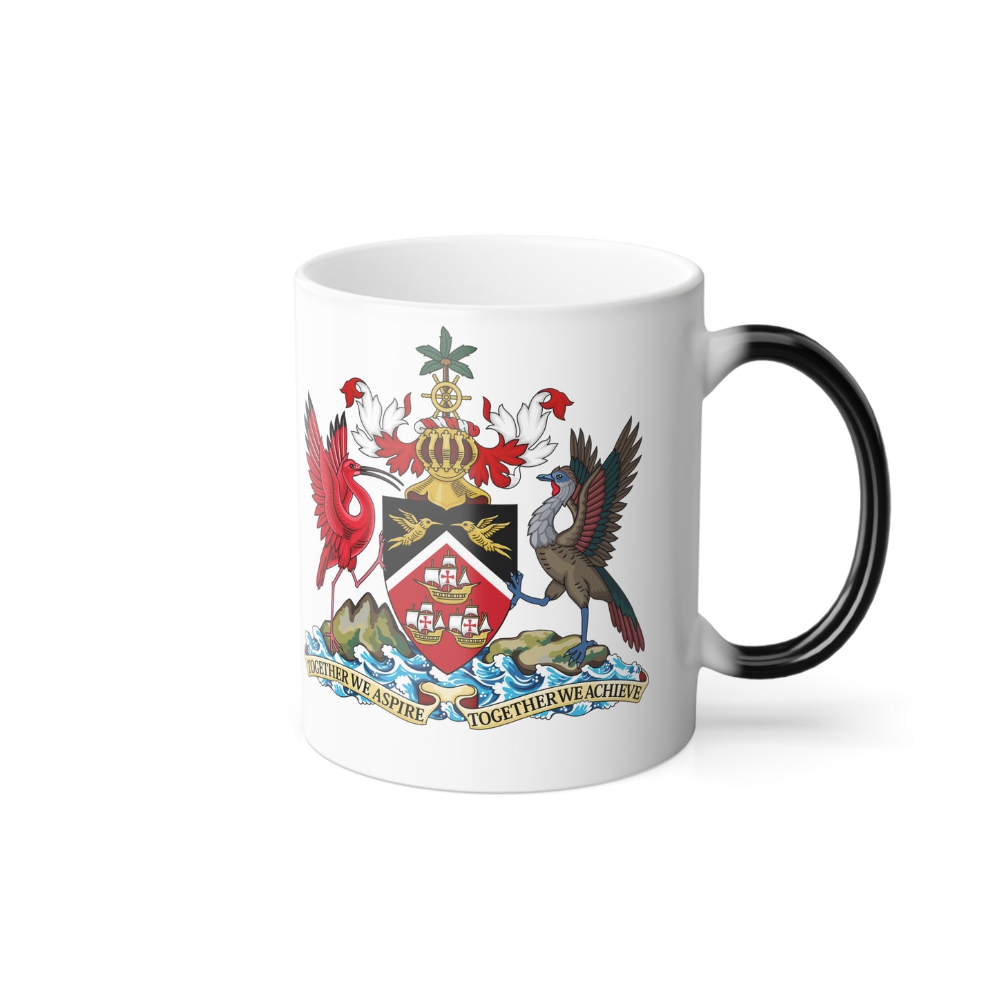 Trinidad And Tobago Coffee Mug, 11oz White