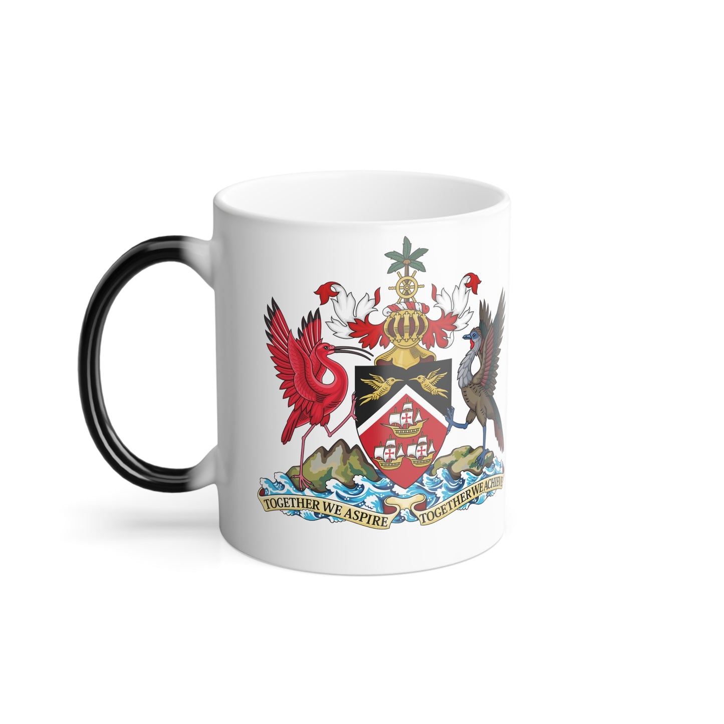 Trinidad And Tobago Coffee Mug, 11oz White