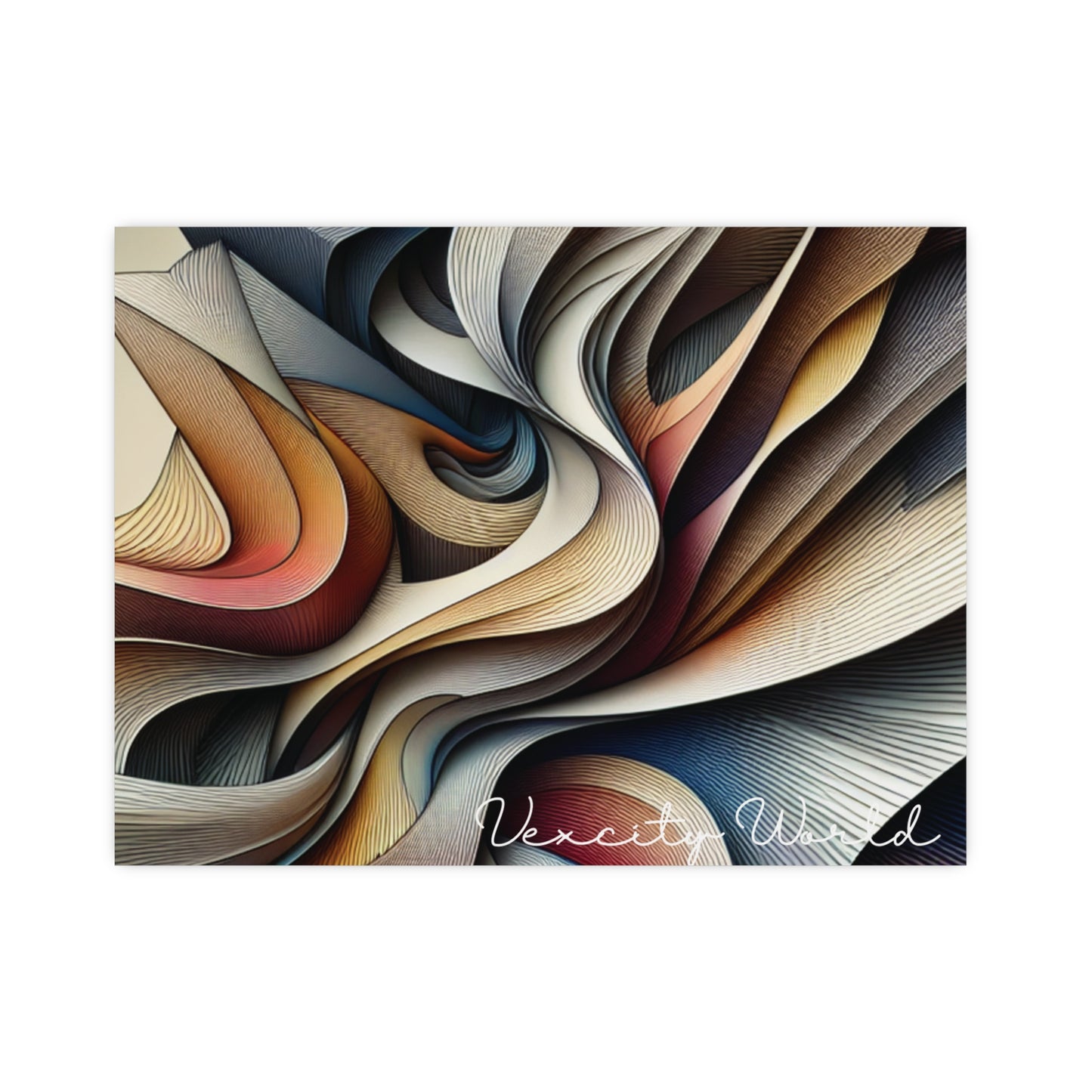 Vexcity World Art Work Matte Posters
