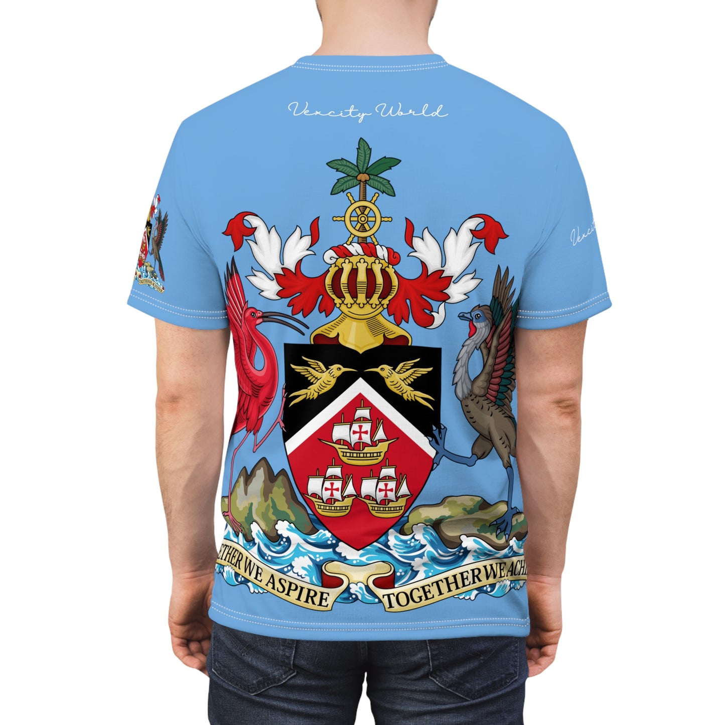 Trinidad And Tobago Unisex T-shirt Light Blue