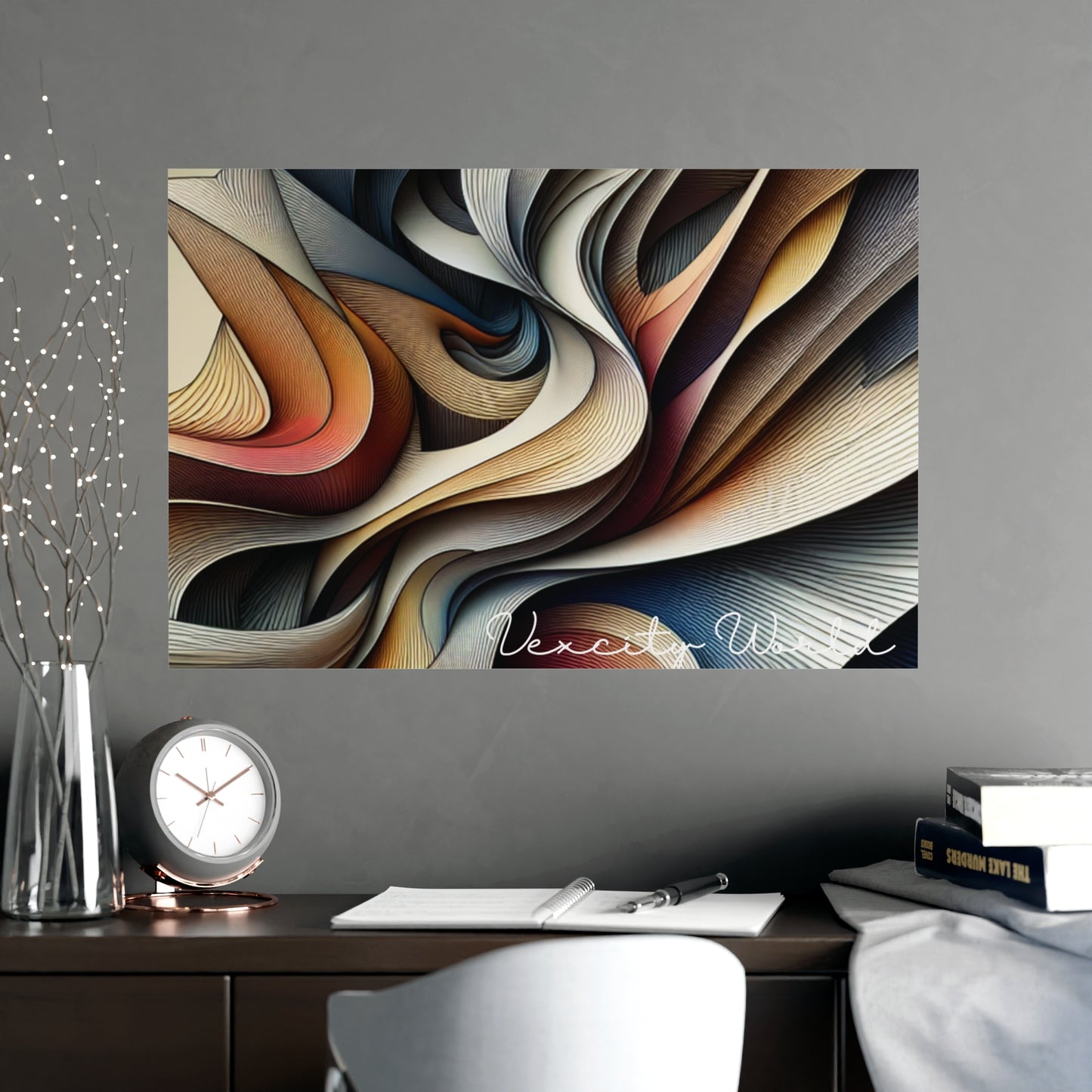 Vexcity World Art Work Matte Posters