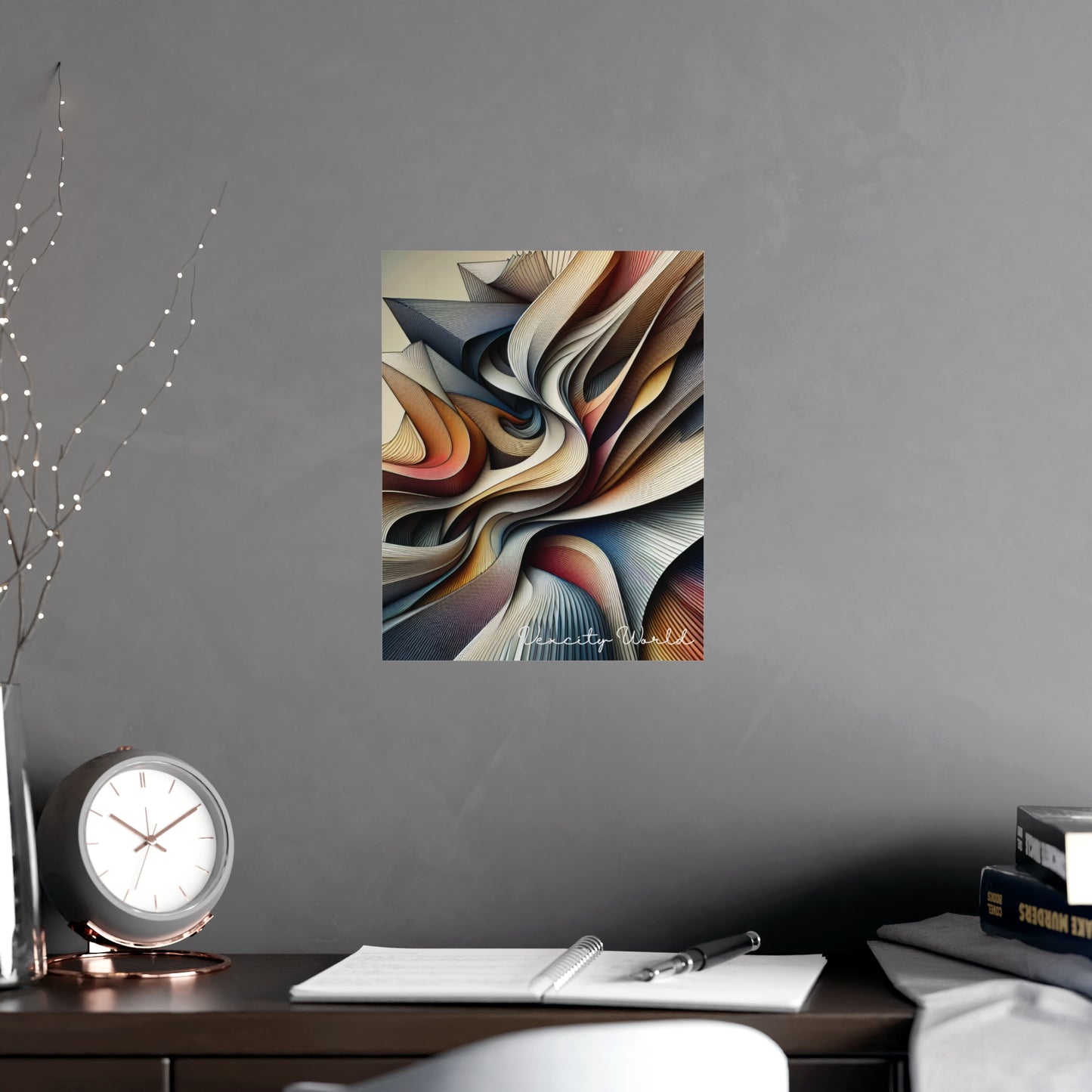 Vexcity World Art Work Matte Posters