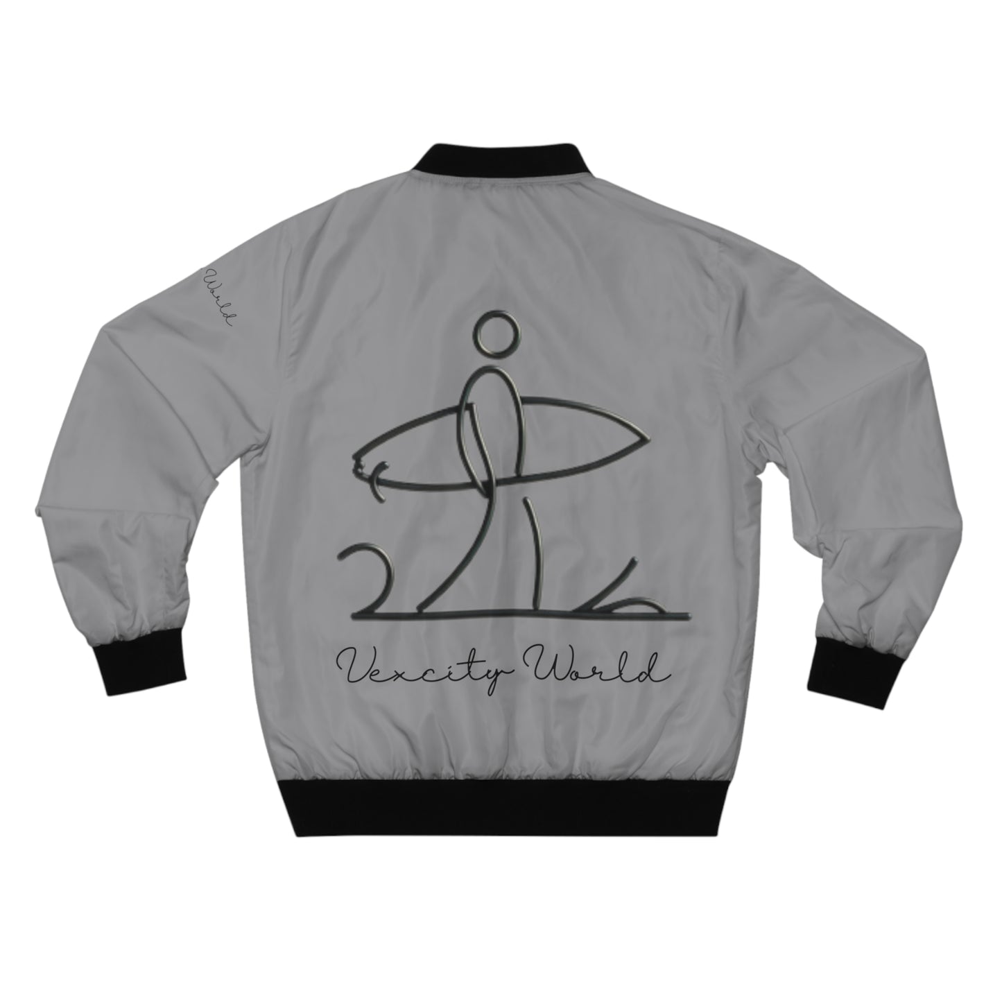 Vexcity World Bomber Jacket Grey