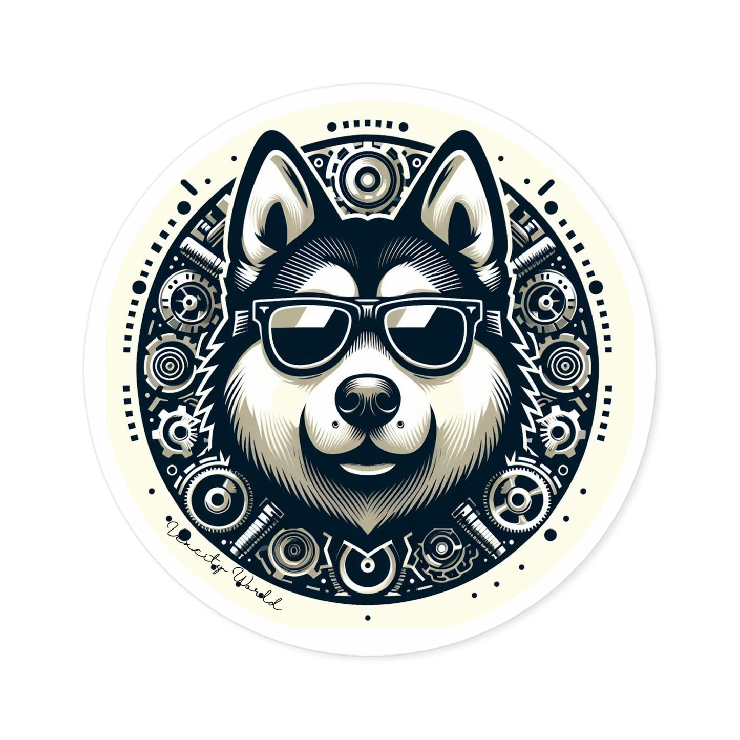 Rico The Dog Sticker, Indoor\Outdoor