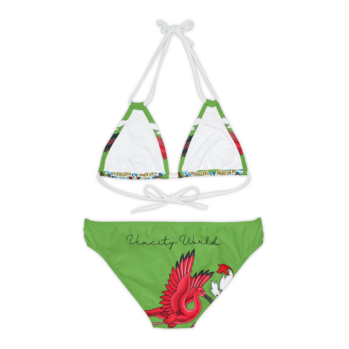 Trinidad And Tobago Strappy Bikini Set Green
