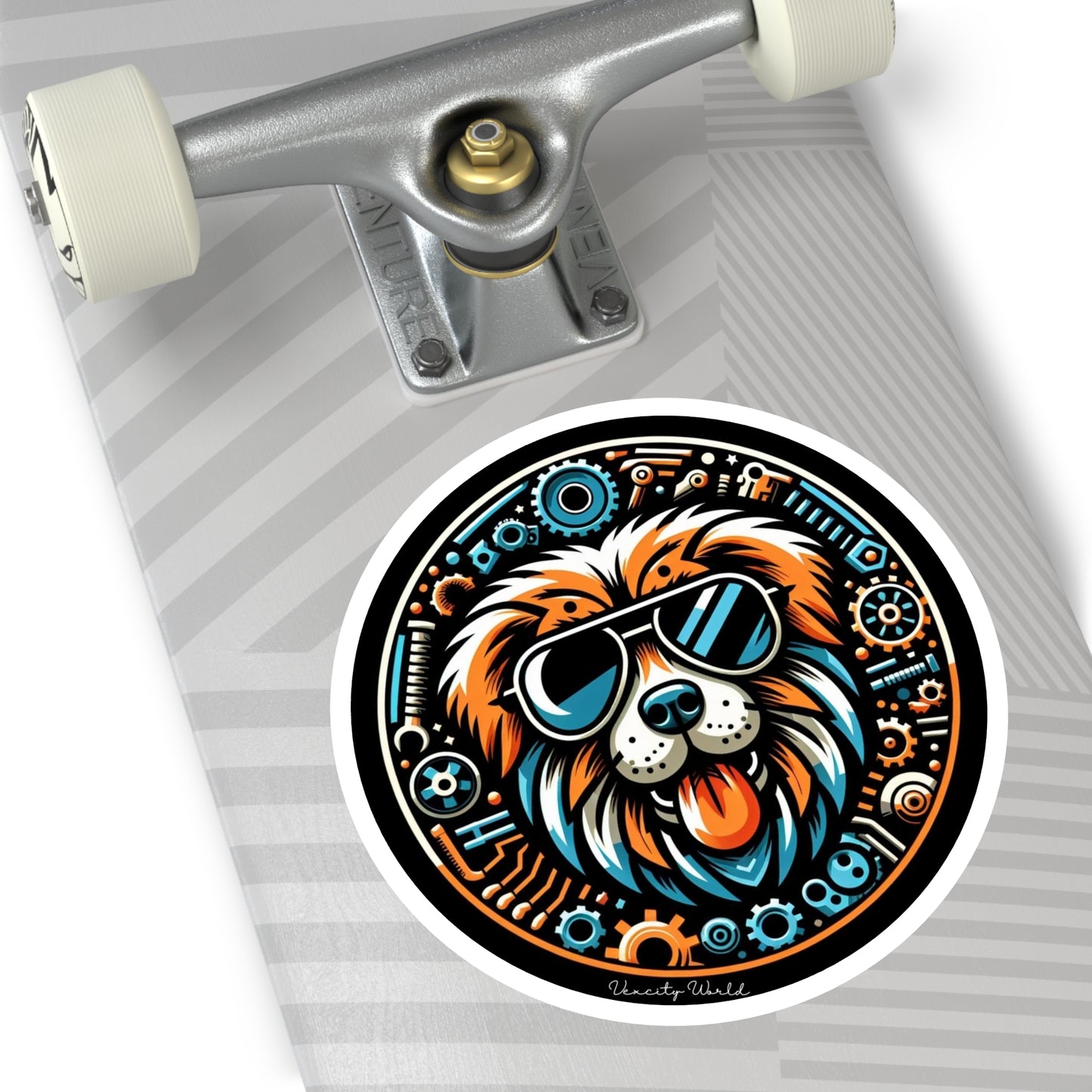 Cyber Dog Sticker, Indoor\Outdoor