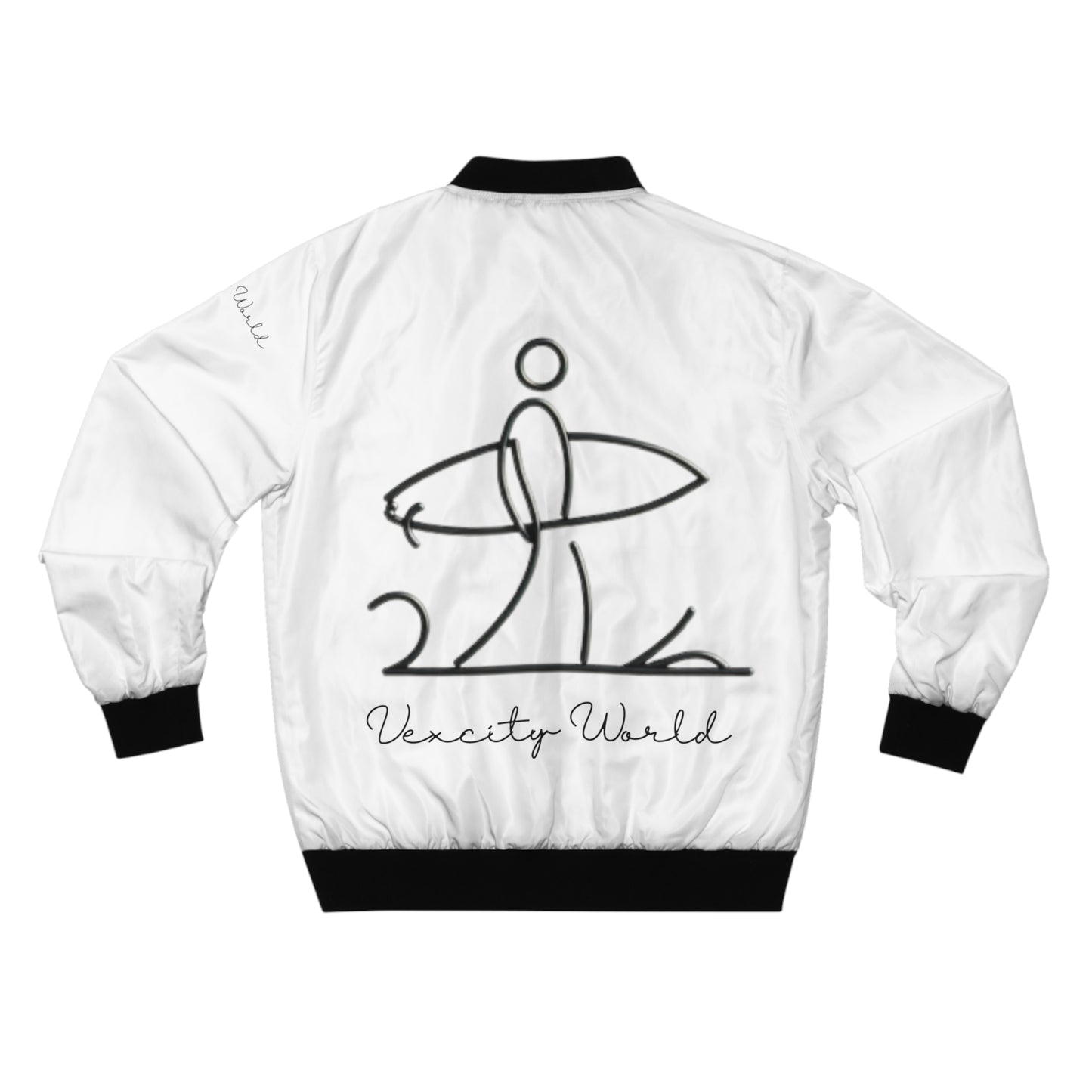 Vexcity World Bomber Jacket White