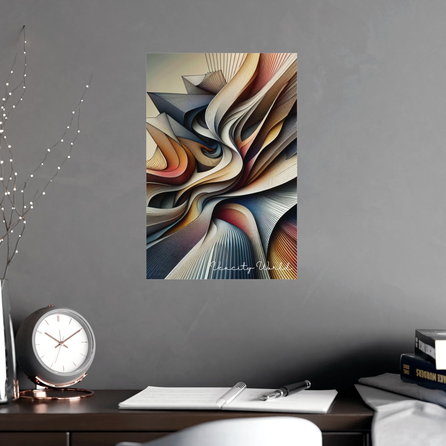Vexcity World Art Work Matte Posters