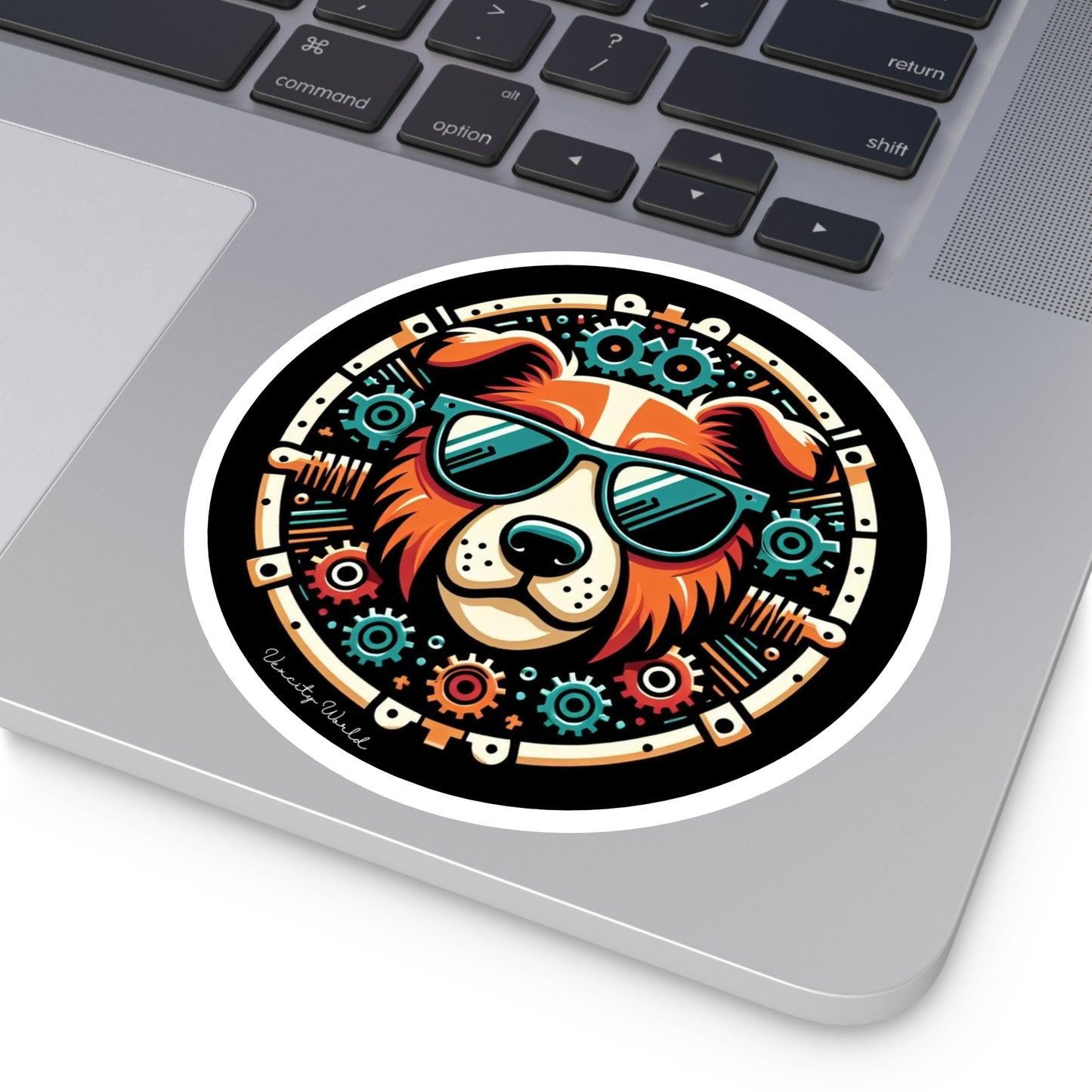 Rosco The Dog Sticker, Indoor\Outdoor