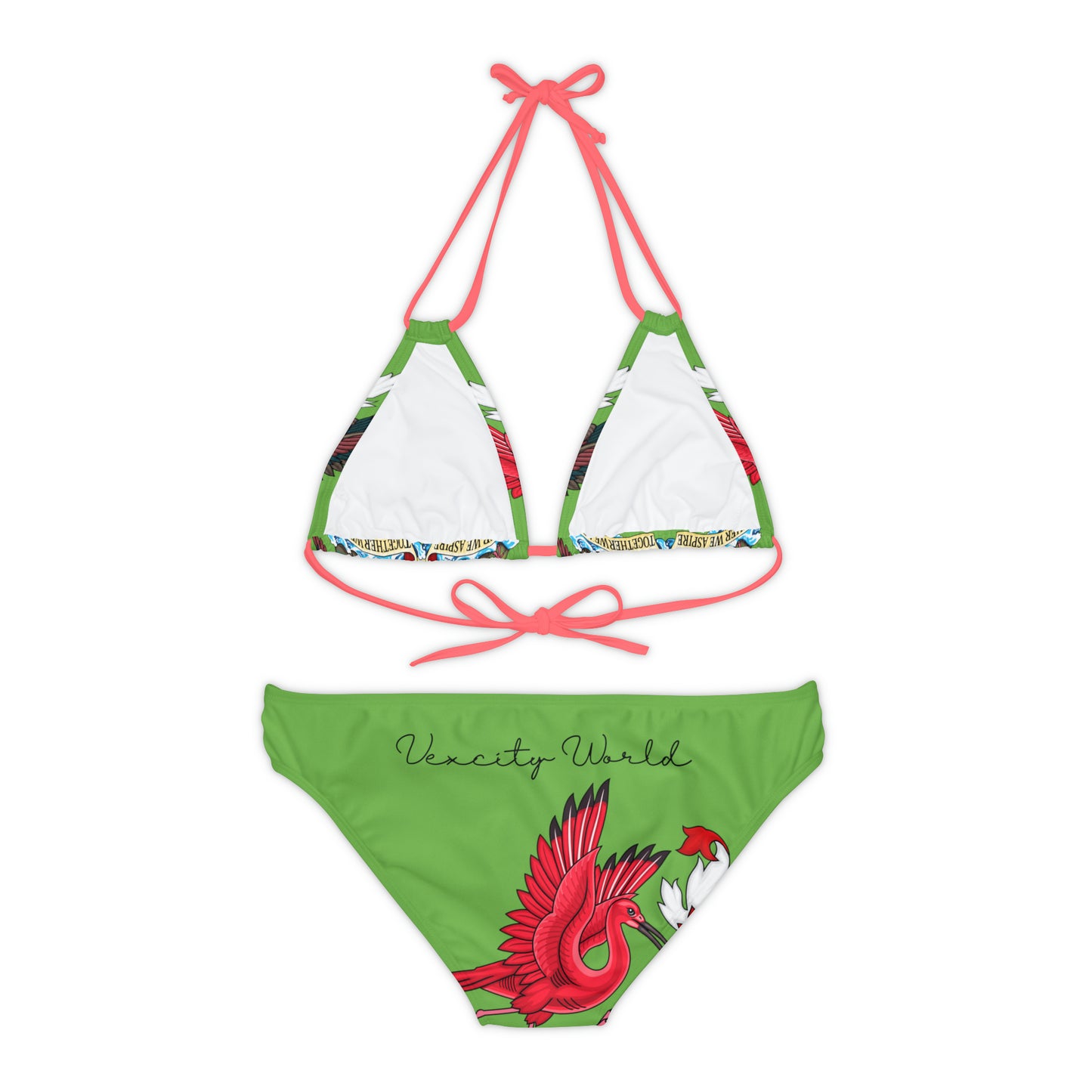 Trinidad And Tobago Strappy Bikini Set Green