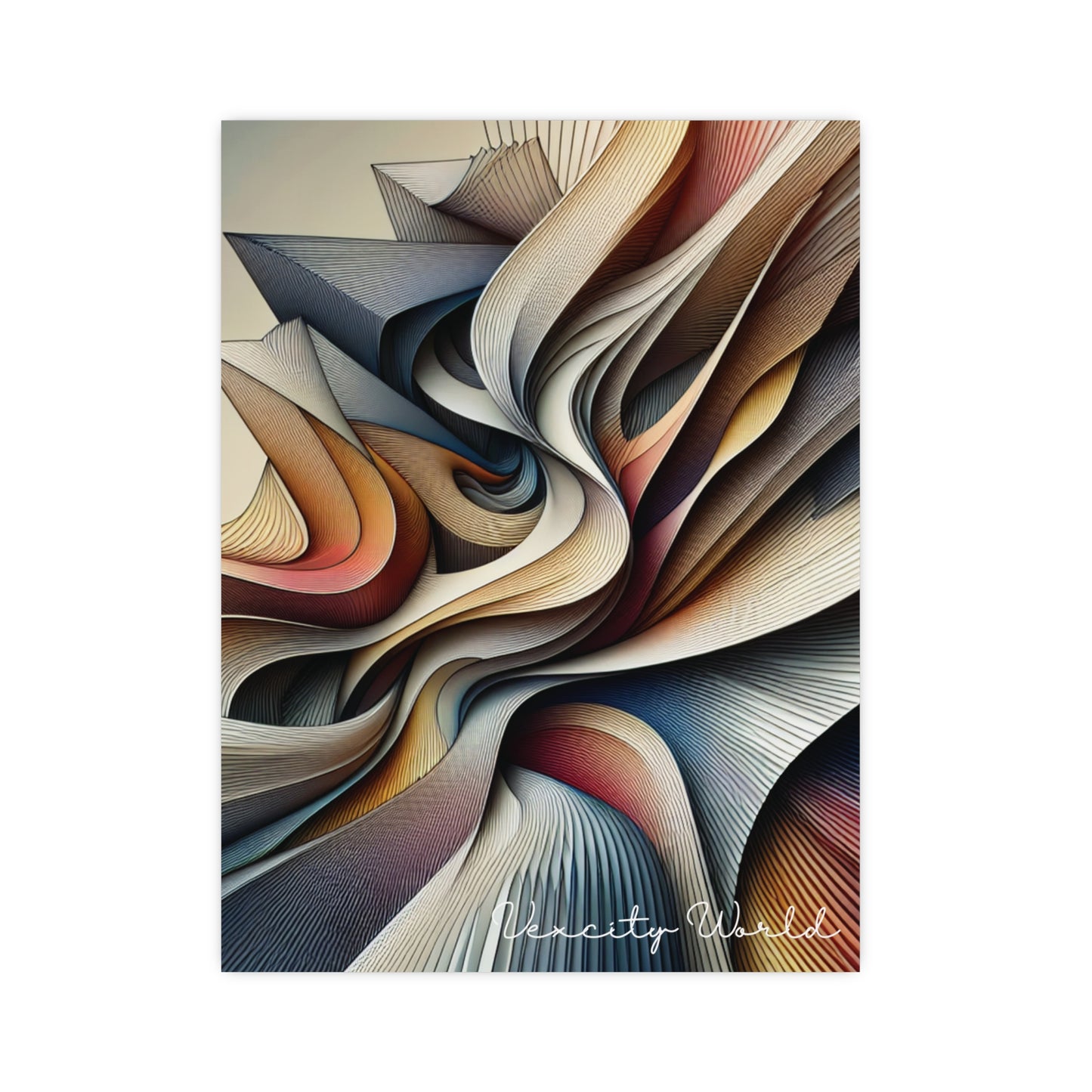 Vexcity World Art Work Matte Posters