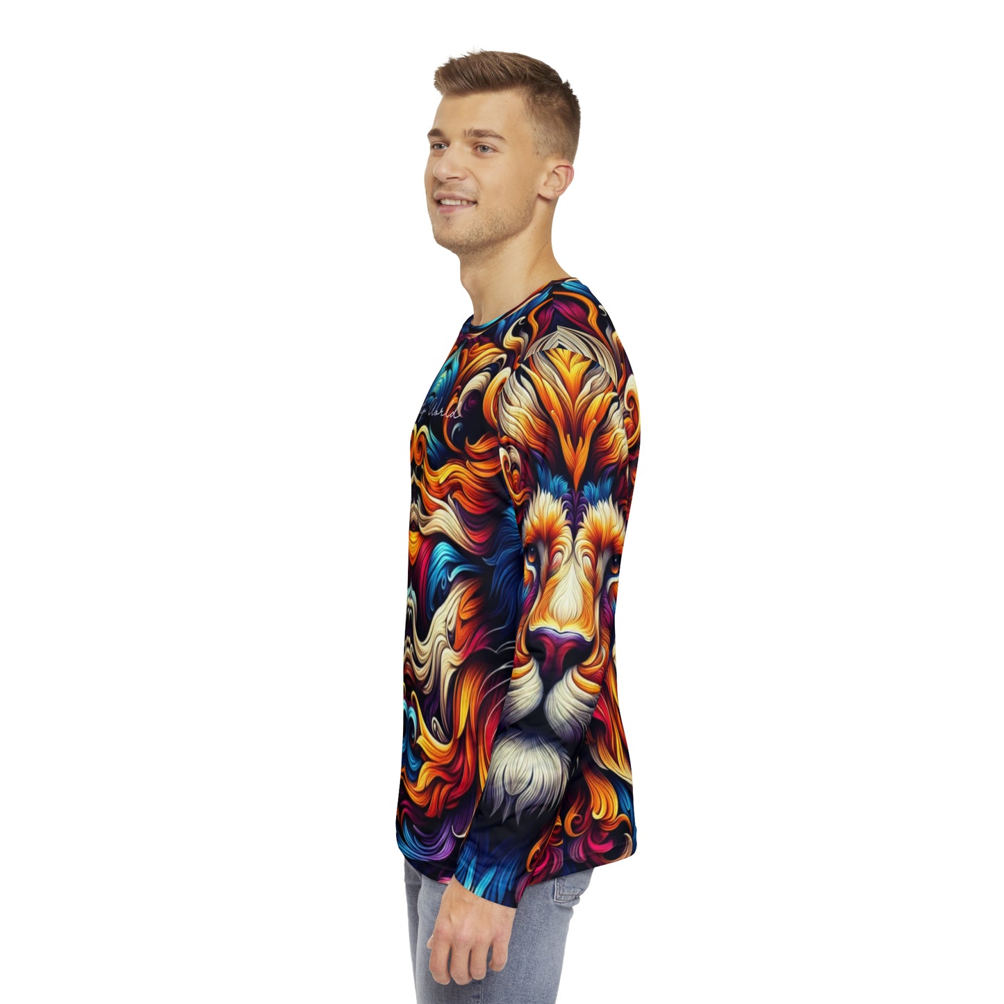 Vexcity world printed Men's Long Sleeve Shirt