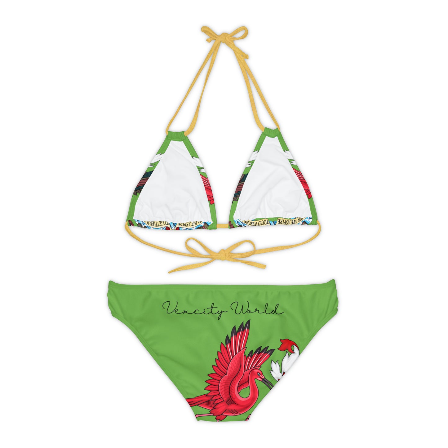 Trinidad And Tobago Strappy Bikini Set Green