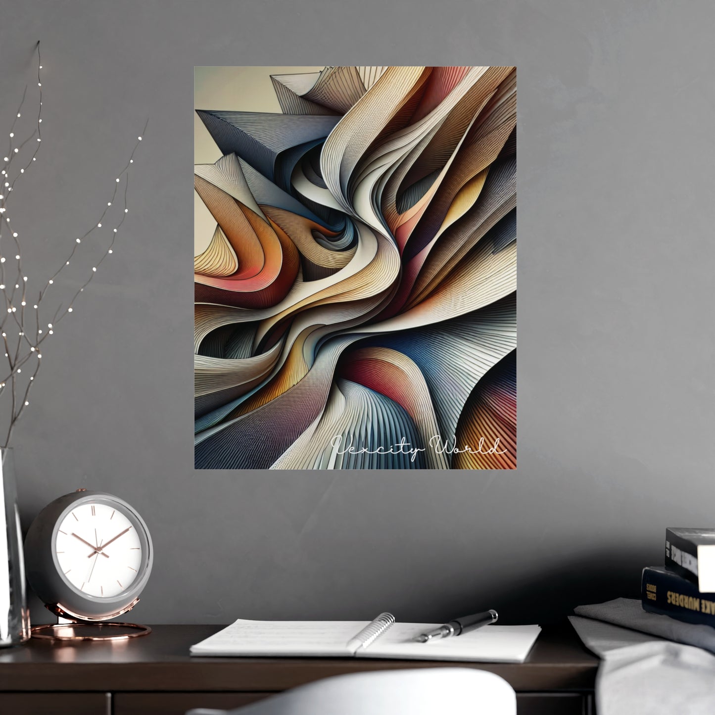 Vexcity World Art Work Matte Posters