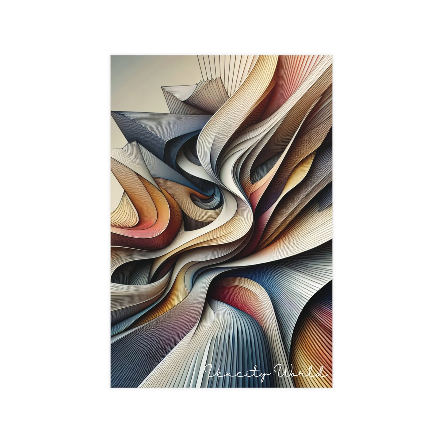 Vexcity World Art Work Matte Posters