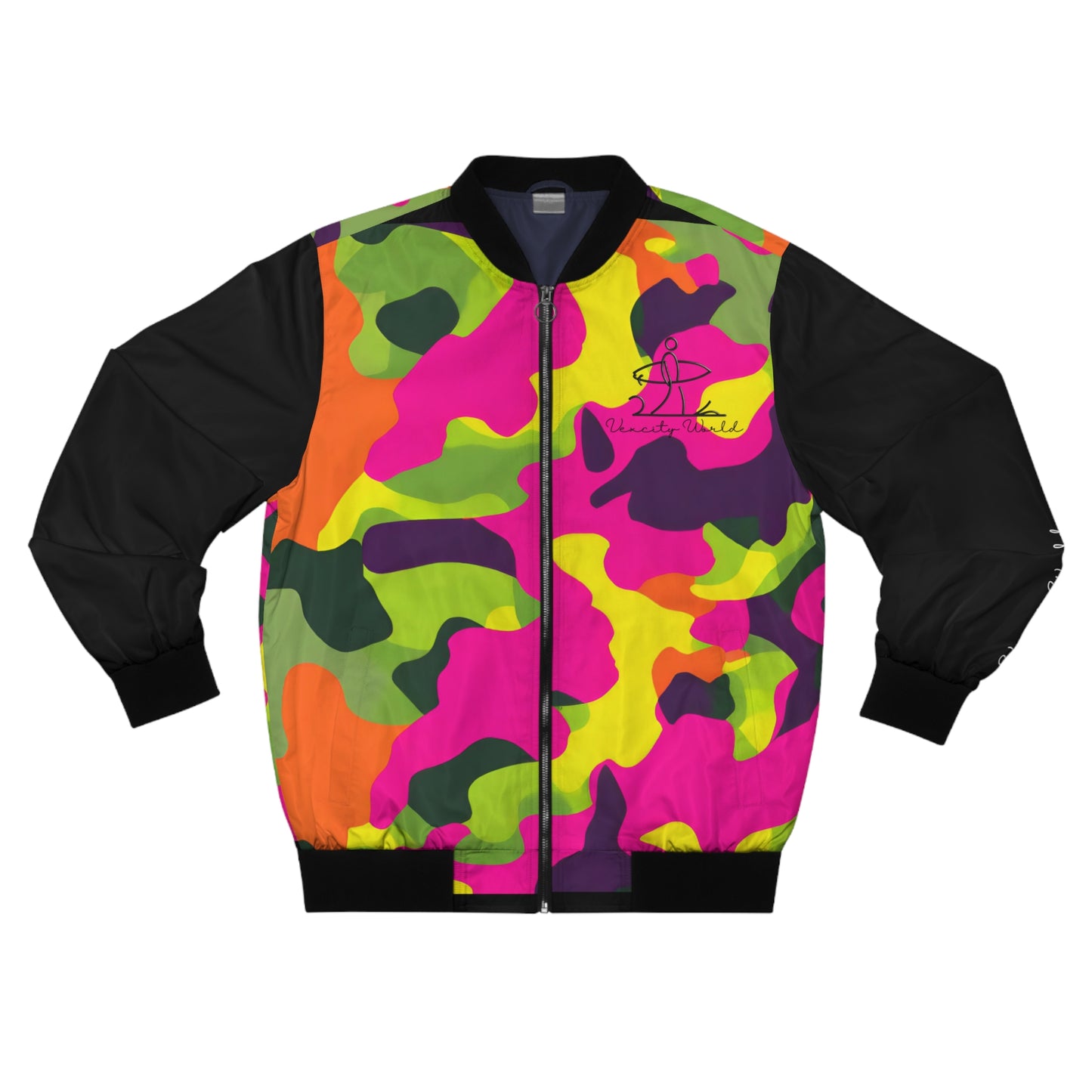 Vexcity World Surfing inspired Bomber Jacket Camouflage