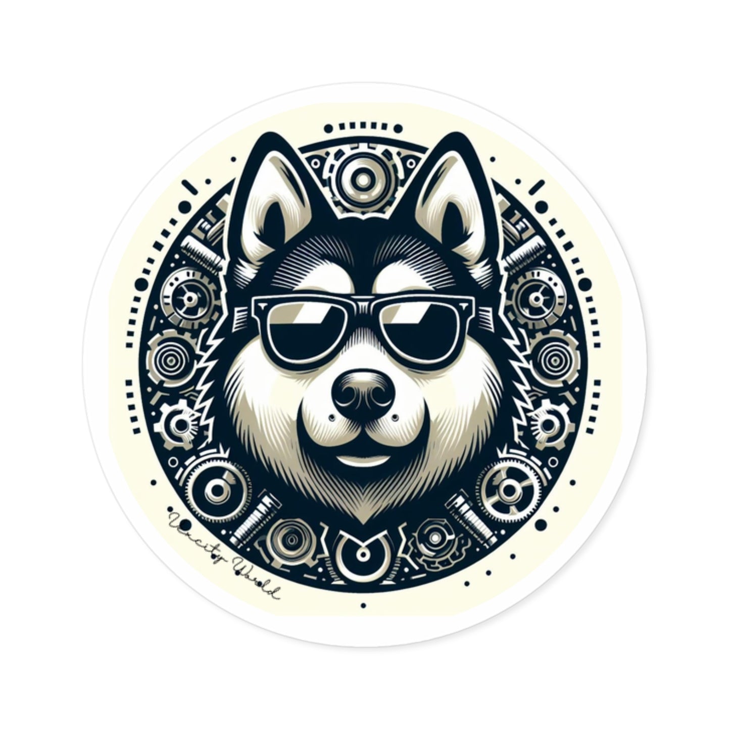 Rico The Dog Sticker, Indoor\Outdoor