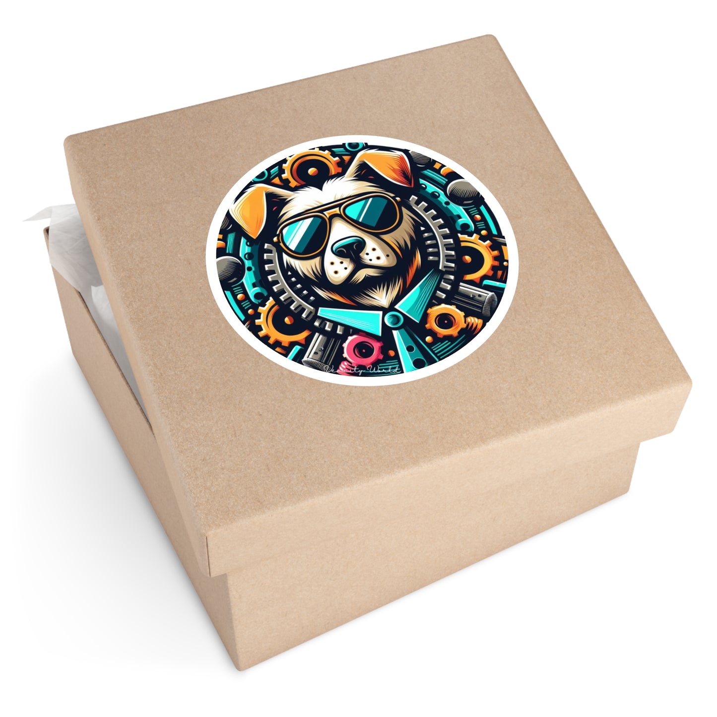 Muzzy The Dog Sticker, Indoor\Outdoor