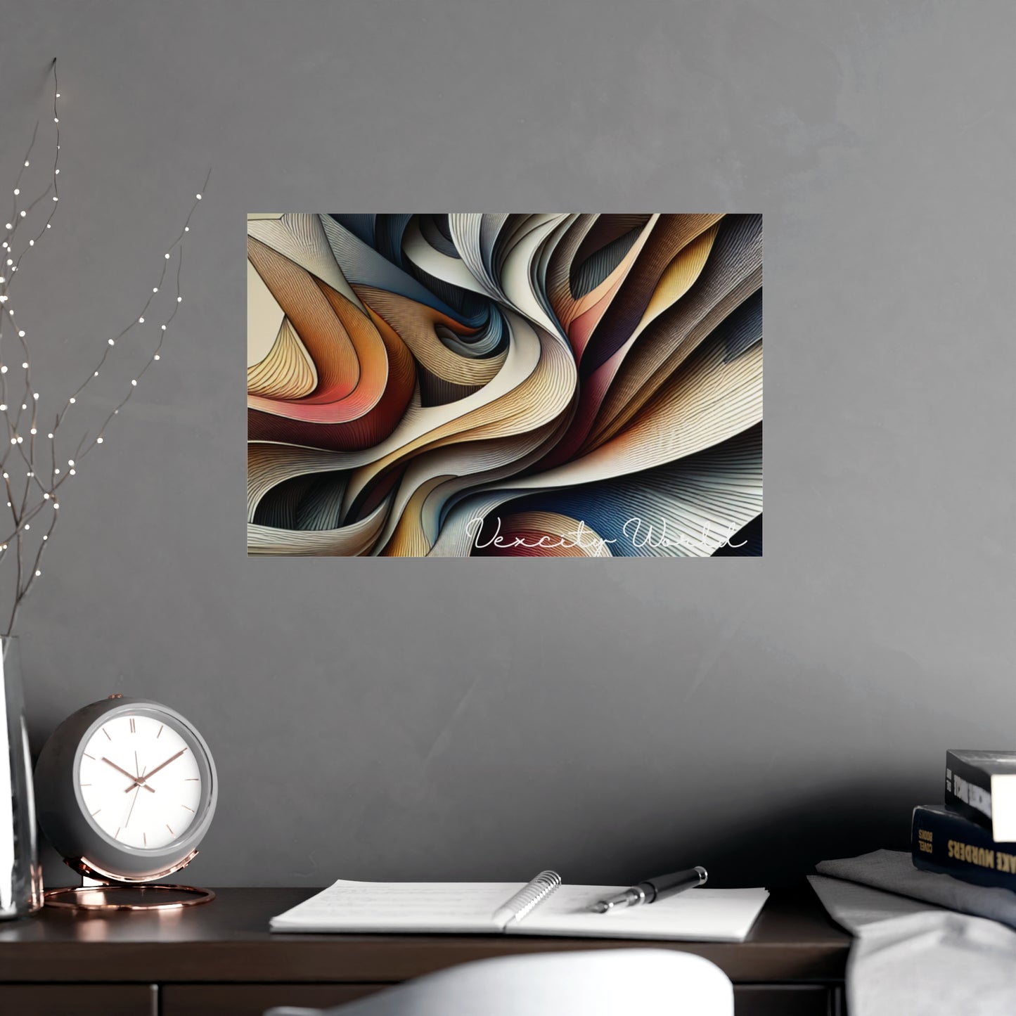 Vexcity World Art Work Matte Posters