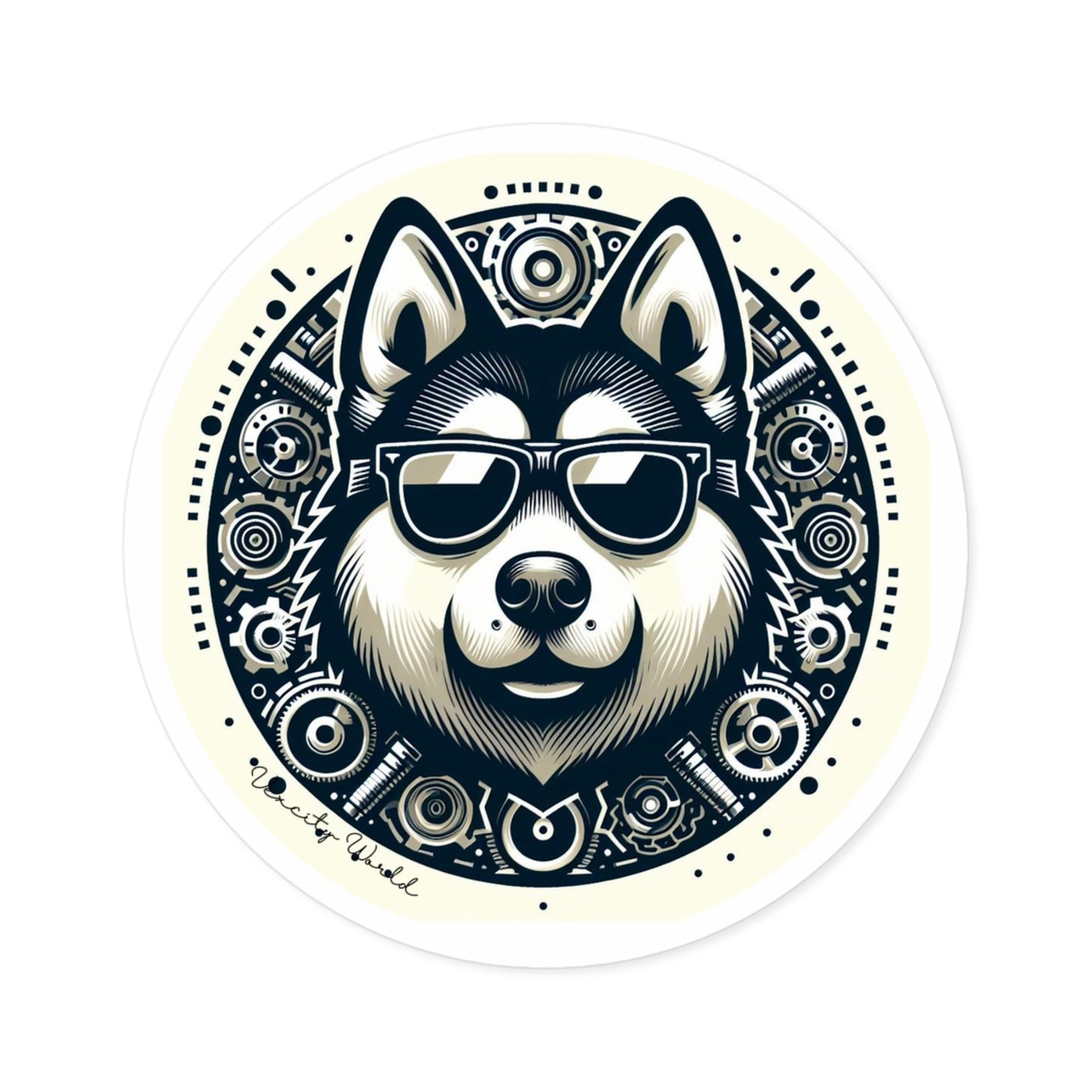 Rico The Dog Sticker, Indoor\Outdoor