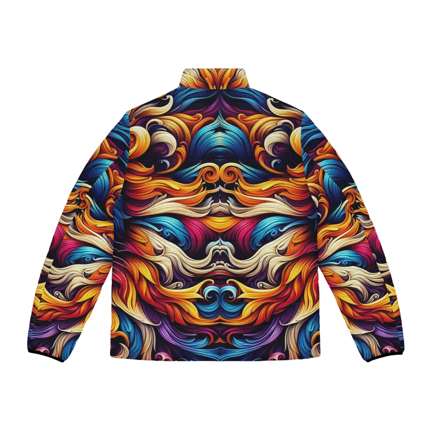 Vexcity World Men's Puffer Lion Jacket