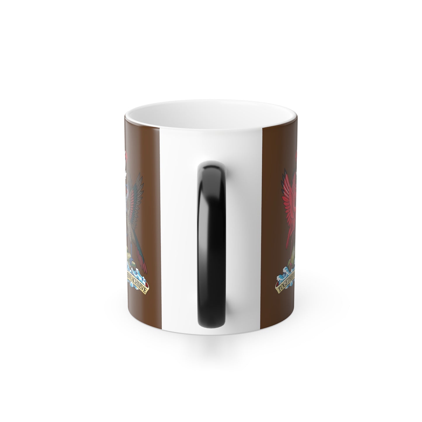 Trinidad And Tobago Coffee Mug, 11oz Brown