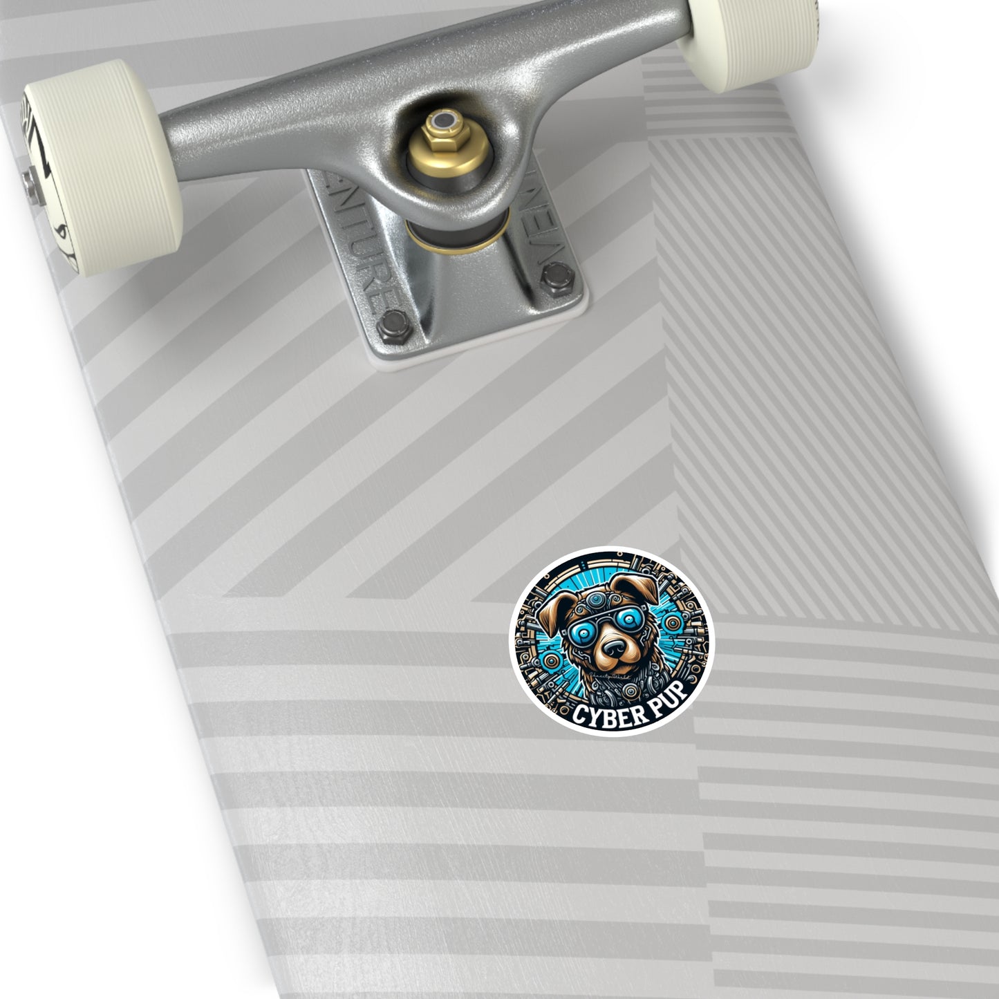 Cyber PuP Dog Sticker, Indoor\Outdoor