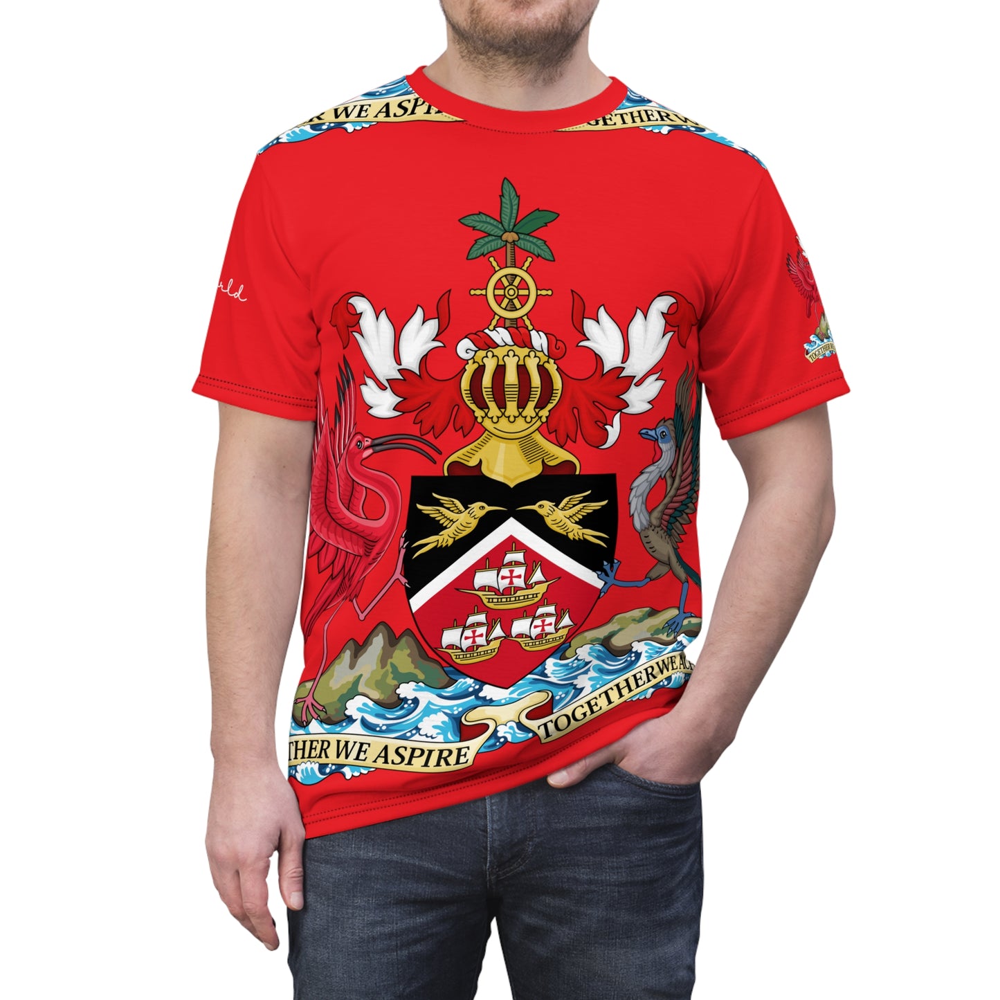Trinidad And Tobago Unisex T-shirt Red