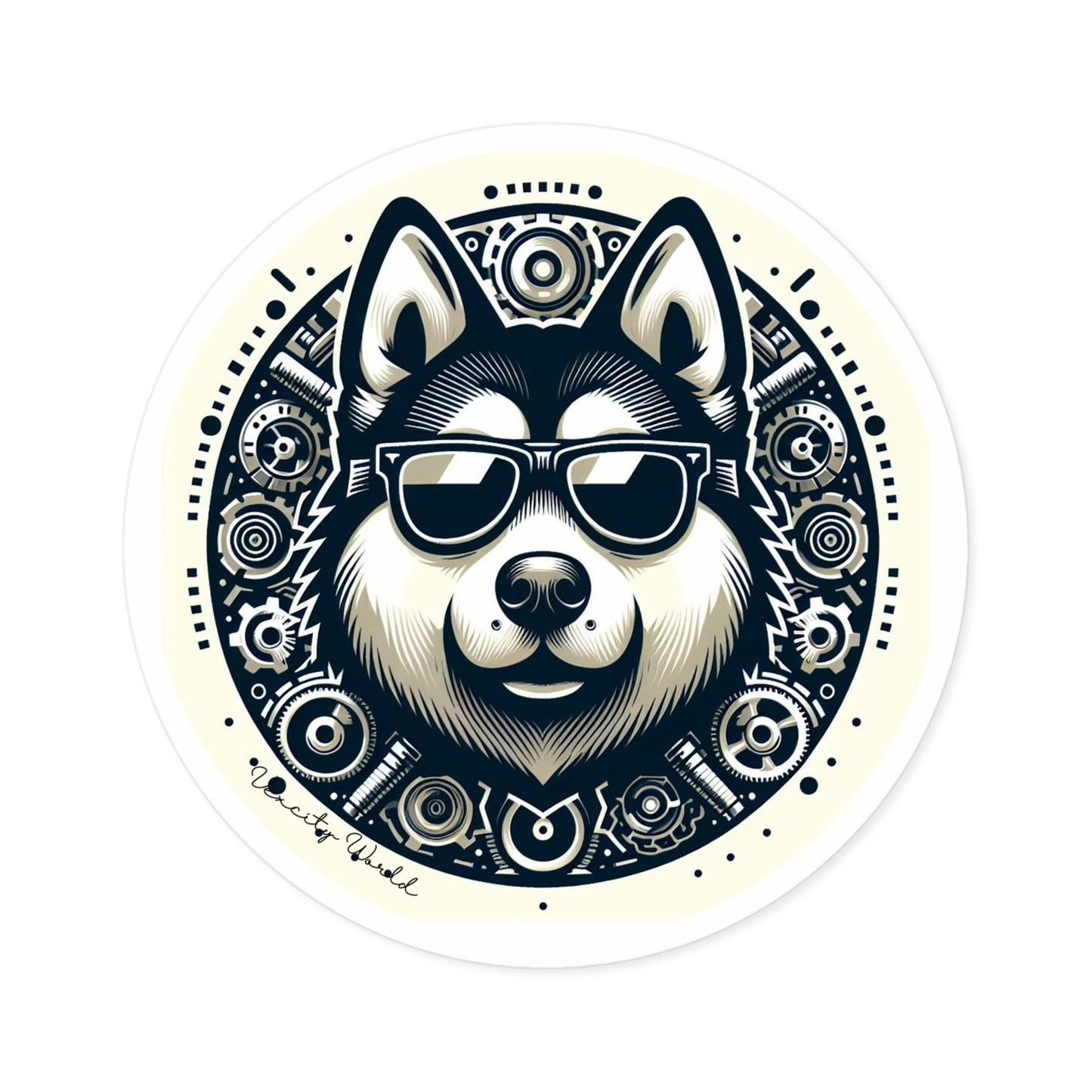 Rico The Dog Sticker, Indoor\Outdoor