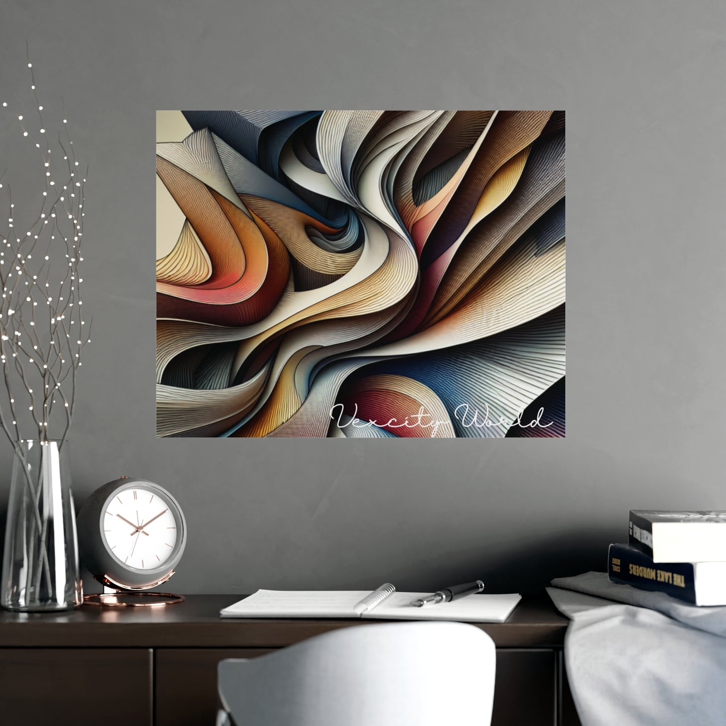 Vexcity World Art Work Matte Posters
