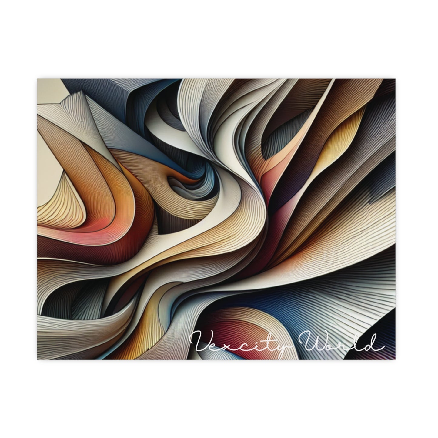 Vexcity World Art Work Matte Posters