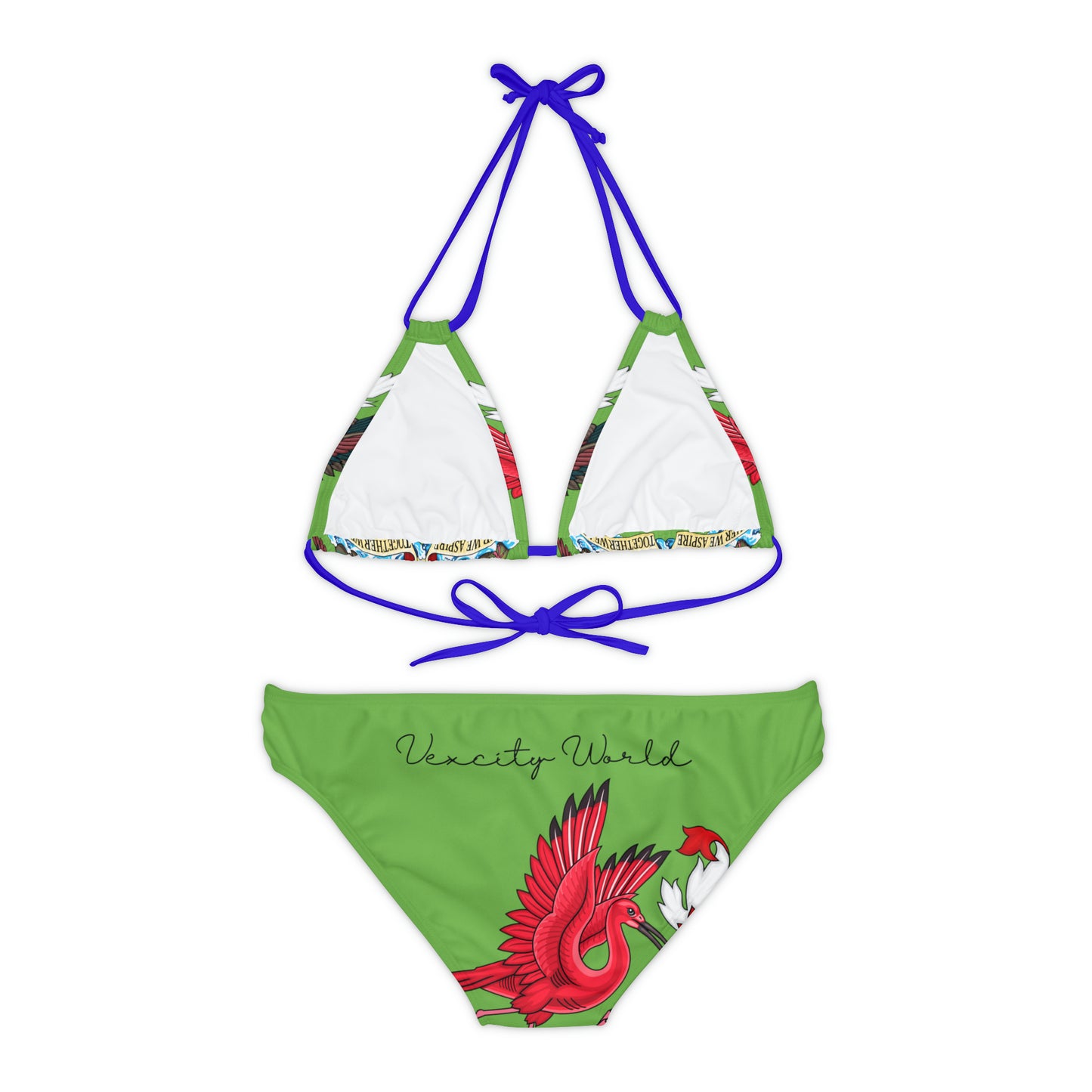 Trinidad And Tobago Strappy Bikini Set Green