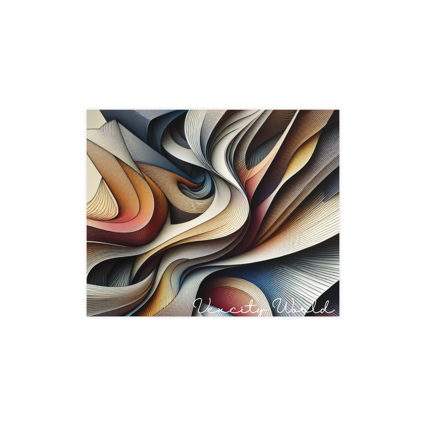 Vexcity World Art Work Matte Posters