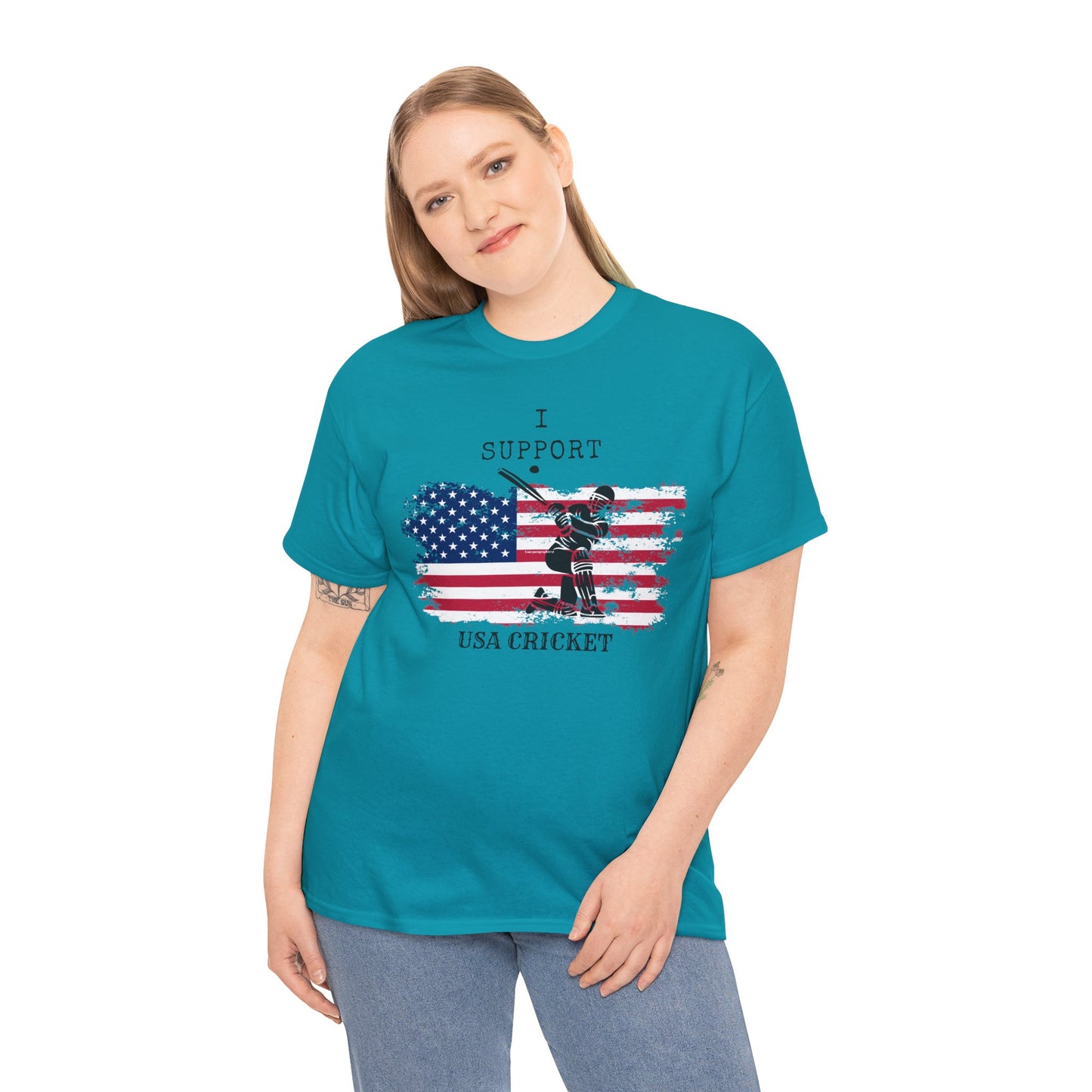 Support USA Cricket Gift T- shirt