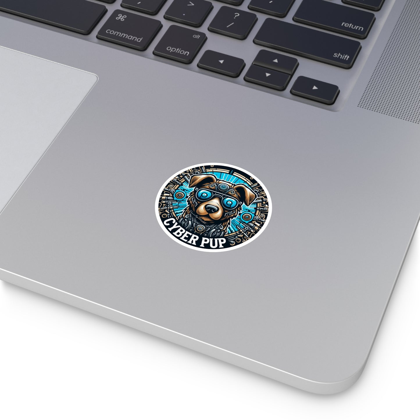 Cyber PuP Dog Sticker, Indoor\Outdoor
